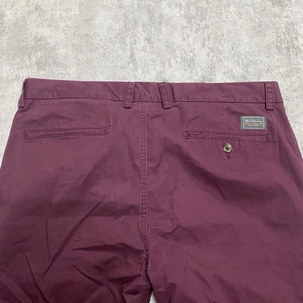 Ben Sherman Burgundy Ben Sherman chino trousers #mensfashion elegant Size US 36 / EU 52 - 3 Thumbnail
