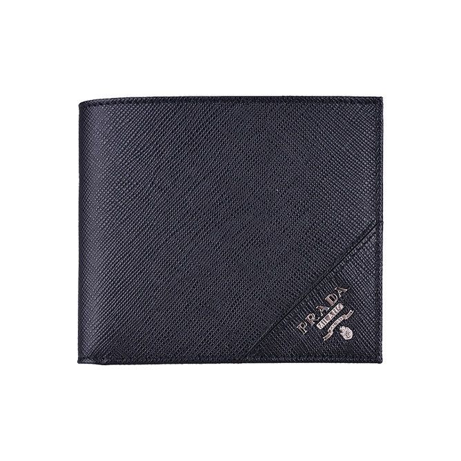 Prada Prada Saffiano Leather Bifold Wallet One Size Size ONE SIZE - 1 Thumbnail