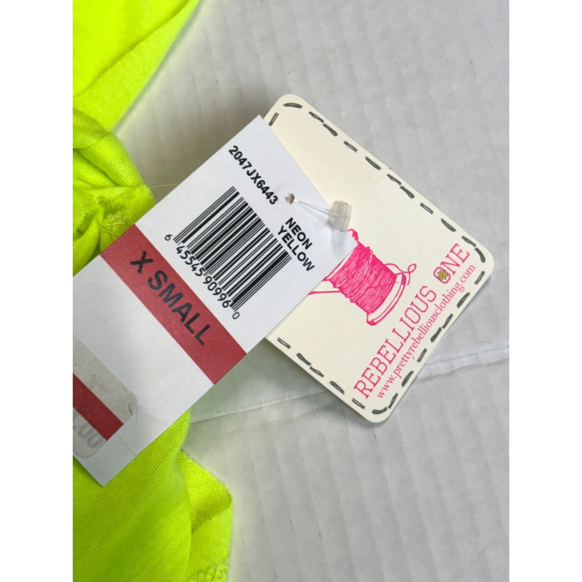 Other Rebellious One Junior's “Not Now Not Ever” Tank Top, Neon Y Size XS / US 0-2 / IT 36-38 - 8 Thumbnail
