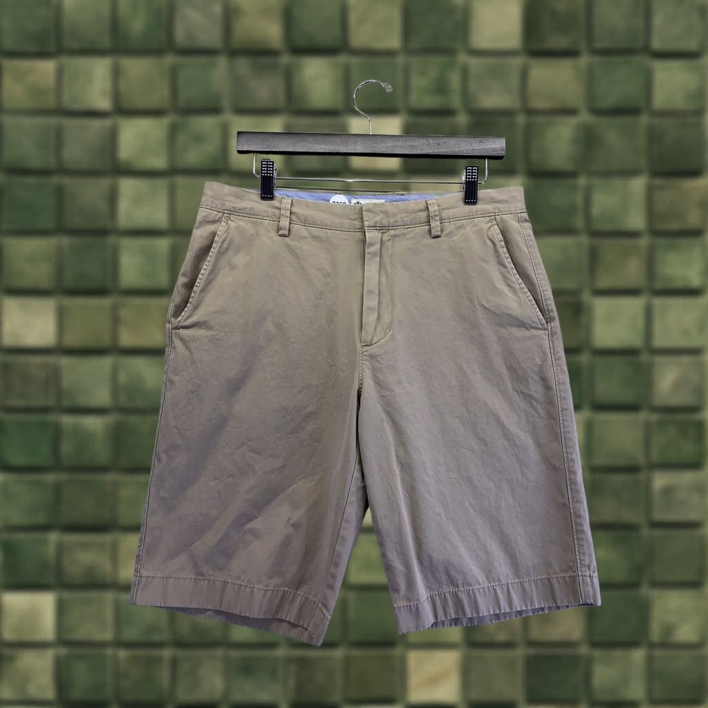 J.Crew J.CREW Mens Tan Chino Flat Front Cotton Shorts Size 32-7268 Regular 32 Inseam Brown Summer May Casual Travel Earnings? Size US 32 / EU 48 - 1 Thumbnail