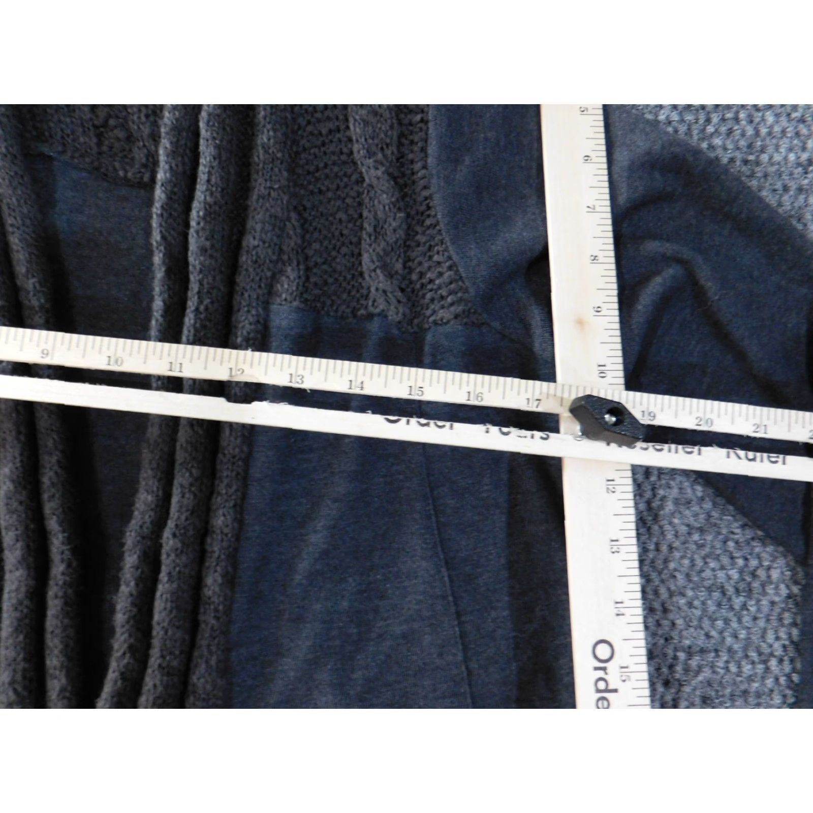 Lucky Brand Lucky Brand Sweater Cardigan Women XL Gray Mock-Neck Knit Cotton Polyester Stretch Casual Regular Shirt/Sweater Size XL / US 12-14 / IT 48-50 - 6 Thumbnail