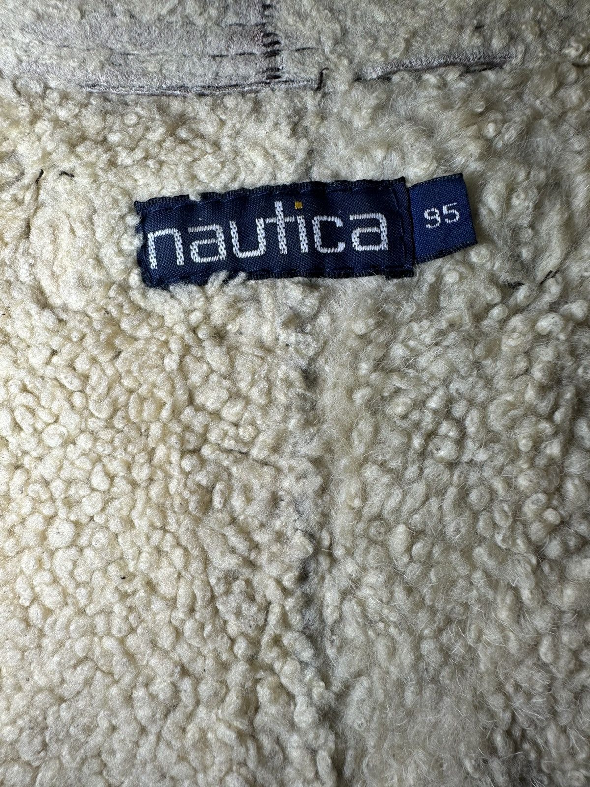 Nautica Vintage Nautica brown sheepskin shearling bomber jacket Size US XL / EU 56 / 4 - 10 Thumbnail