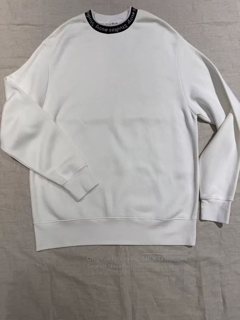 Acne Studios Acne Studios Collar Letter Crewneck Long Sleeve Sweatshirt Size US M / EU 48-50 / 2 - 2 Thumbnail
