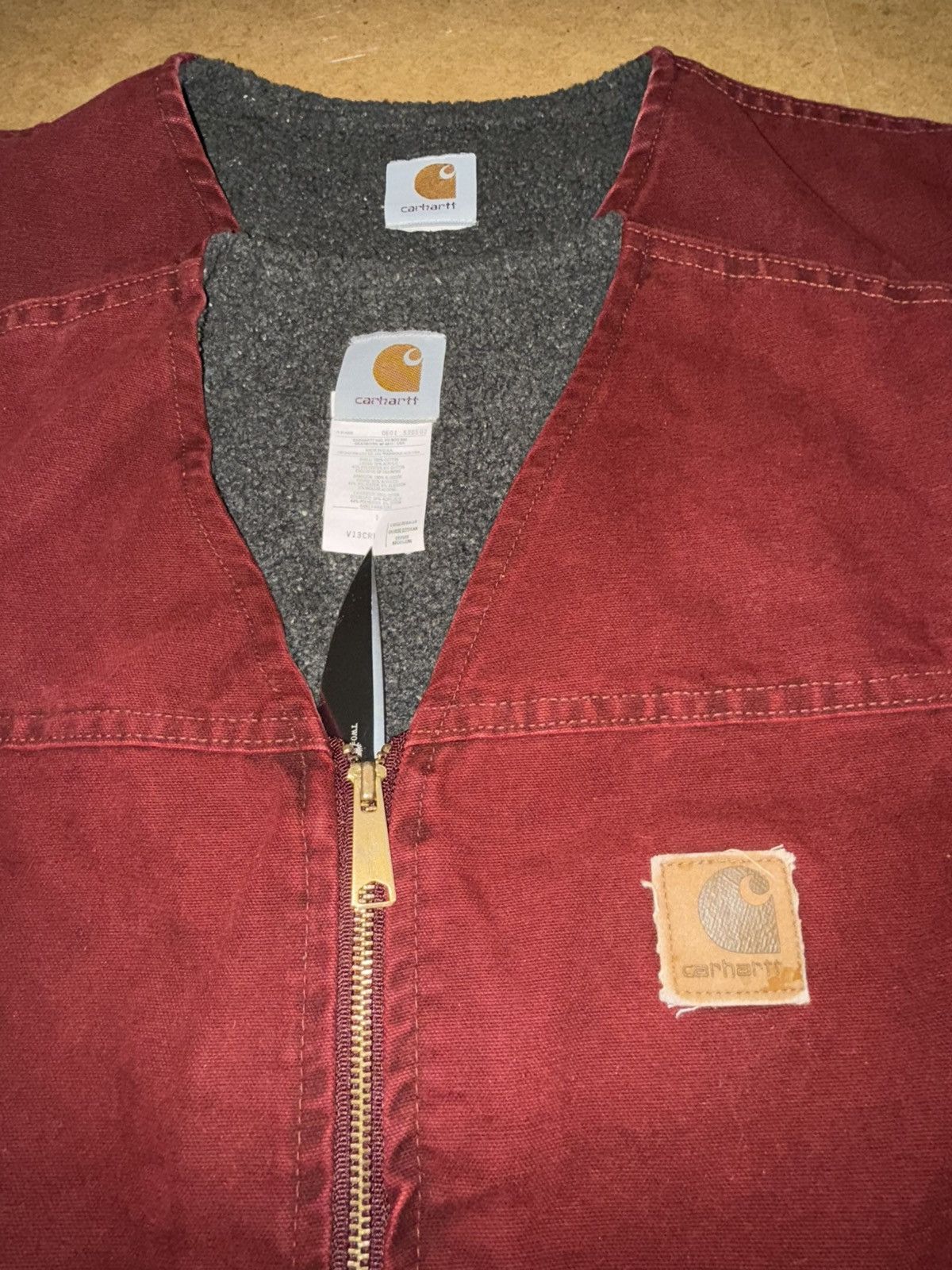 Carhartt Carhartt V13 Crimson Vest mens XXL VG condition Size US XXL / EU 58 / 5 - 13 Thumbnail