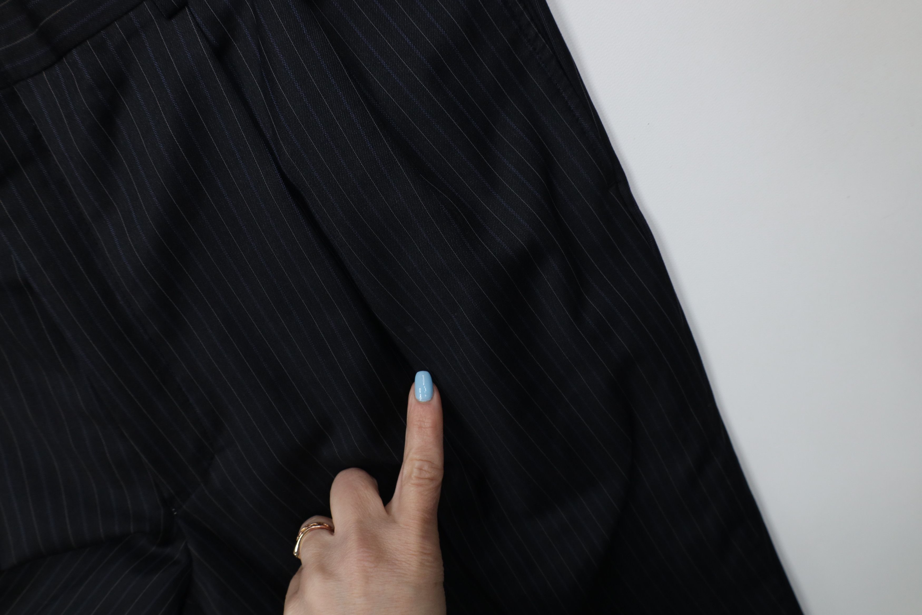 Vintage Vintage 90s Streetwear Wool Knit Wide Leg Chino Pants Size US 34 / EU 50 - 5 Thumbnail