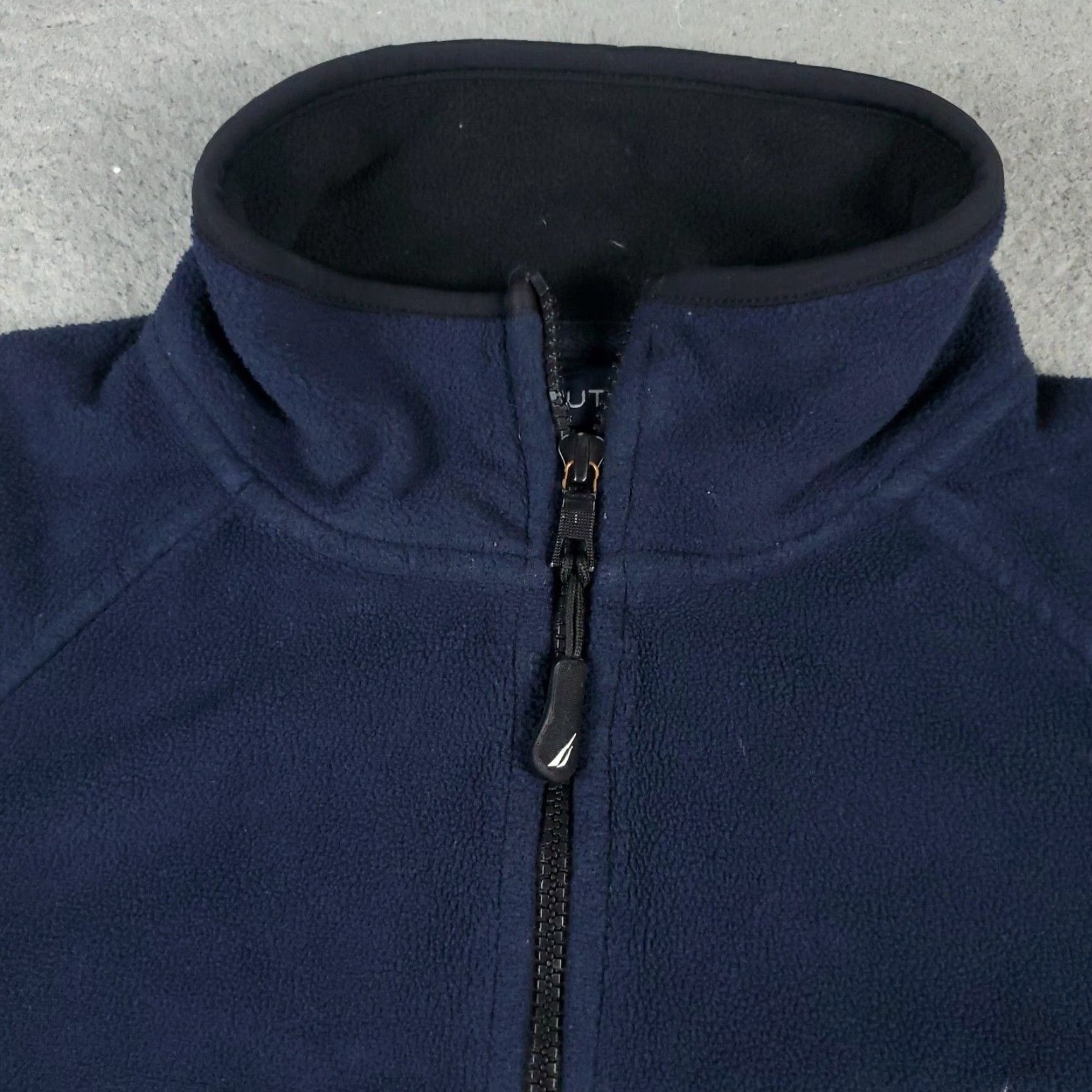 Nautica Nautica Sweater Mens Medium Blue Fleece Casual 1/4 Zip Up Pullover Sweatshirt Size US M / EU 48-50 / 2 - 2 Thumbnail