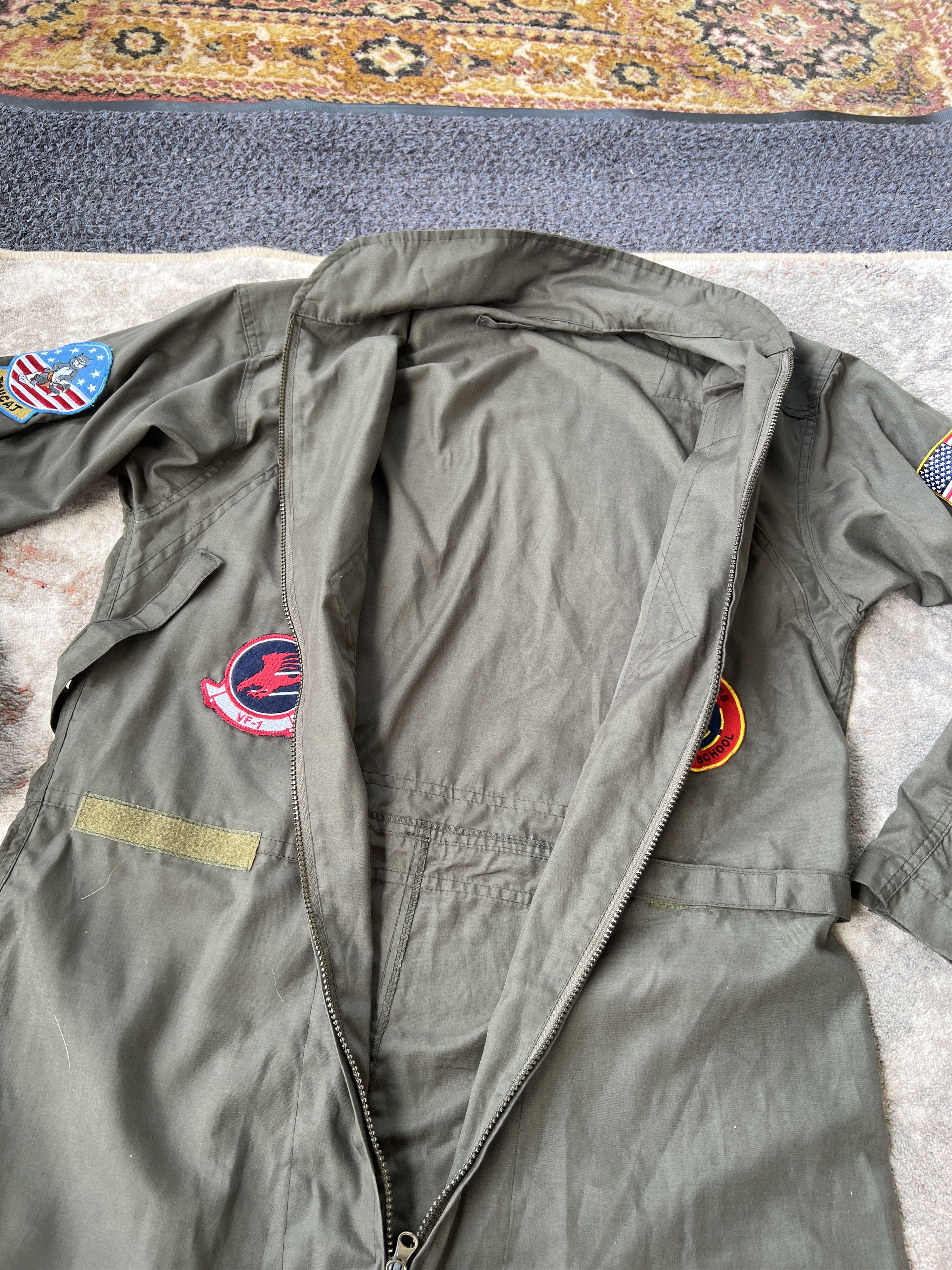 Vintage Top Gun Tom Cat USA Maverick VF-1 Weapons School Overall Size US M / EU 48-50 / 2 - 8 Thumbnail