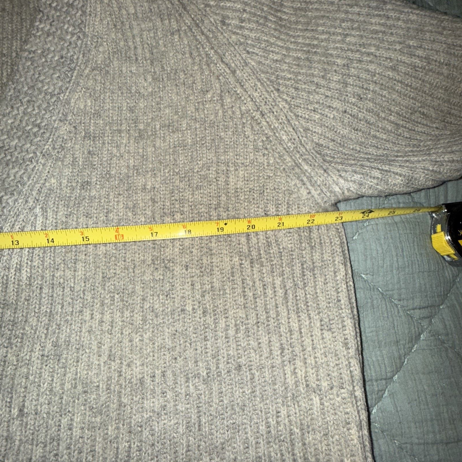 Other Vintage Wool Men's L Gray Ribbed Grandpa Cardigan Sweater Size US L / EU 52-54 / 3 - 7 Thumbnail