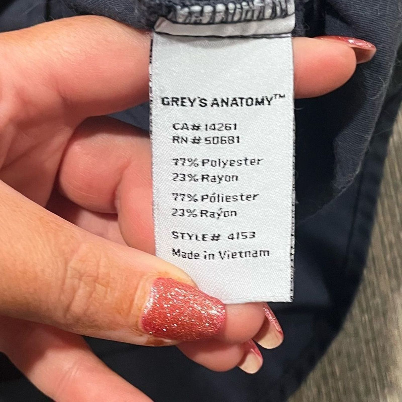 Vintage Greys Anatomy by Barco Srubs Top Short Sleeve Faux Wrap L Size L / US 10 / IT 46 - 4 Thumbnail
