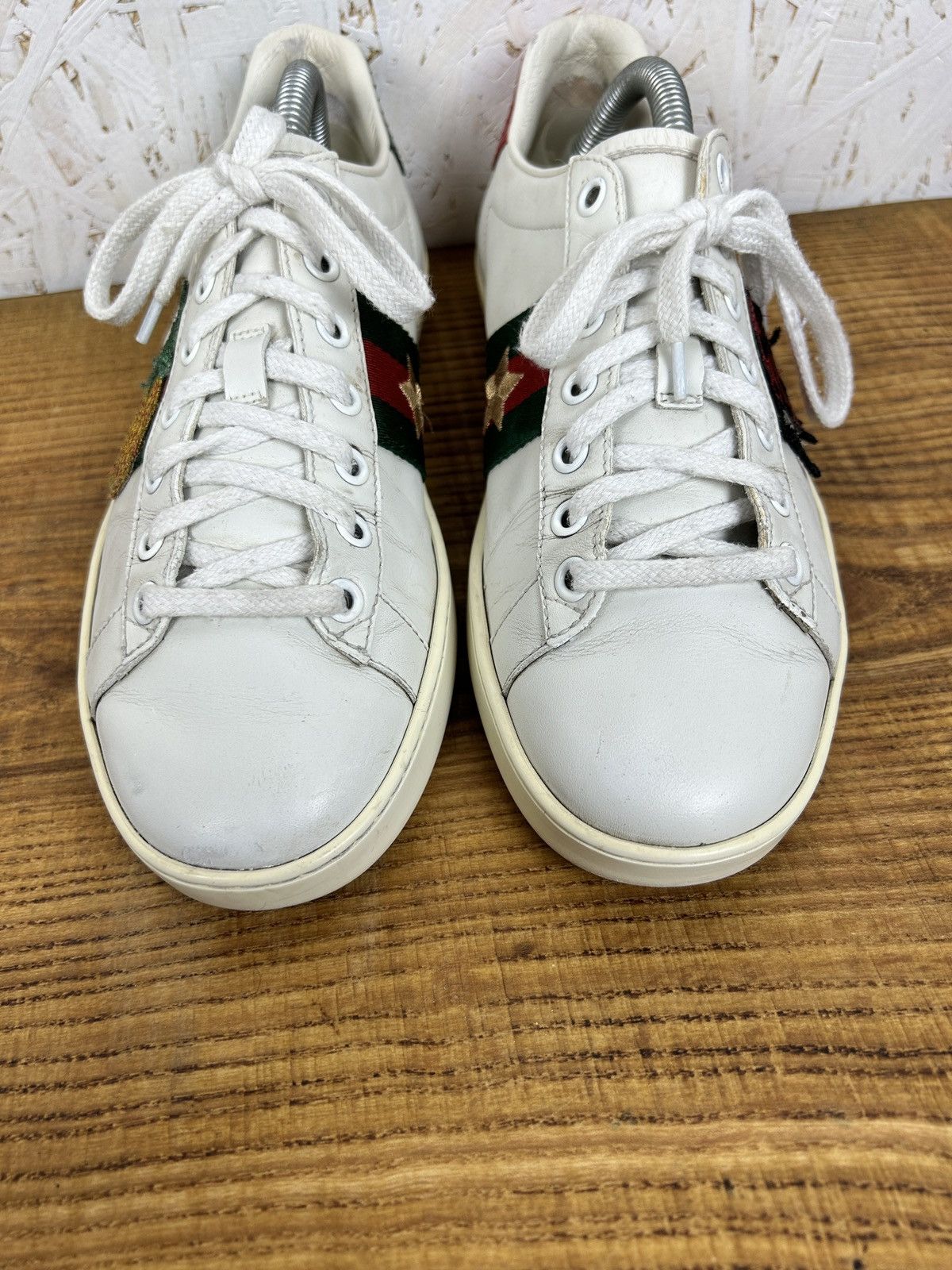 Gucci Gucci Ace Pineapple Low Top Sneakers White 36 1/2 Size US 6.5 / IT 36.5 - 10 Thumbnail