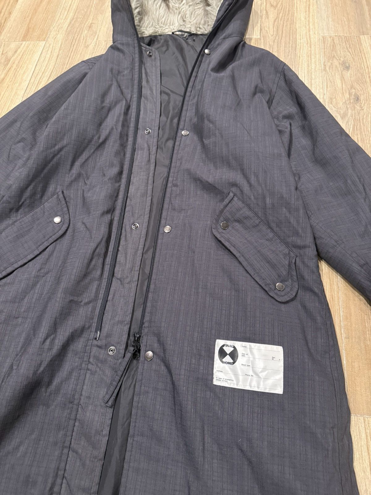 Final Home Final Home Fur Hood Trench Coat Size US L / EU 52-54 / 3 - 2 Thumbnail