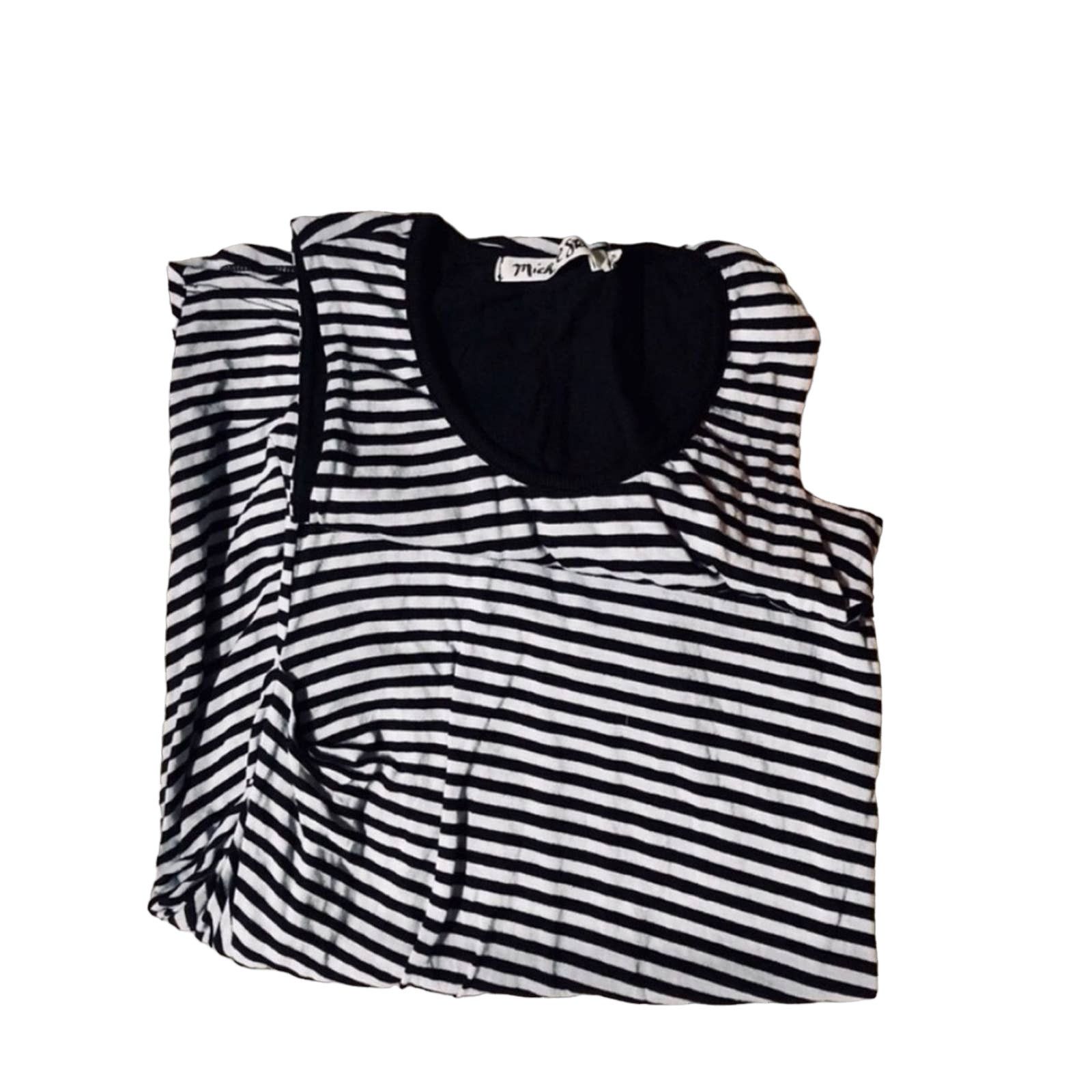 Anthropologie NEW MICHAEL STARS REVOLVE Black Grey Striped Tank Dress Size S / US 4 / IT 40 - 5 Thumbnail