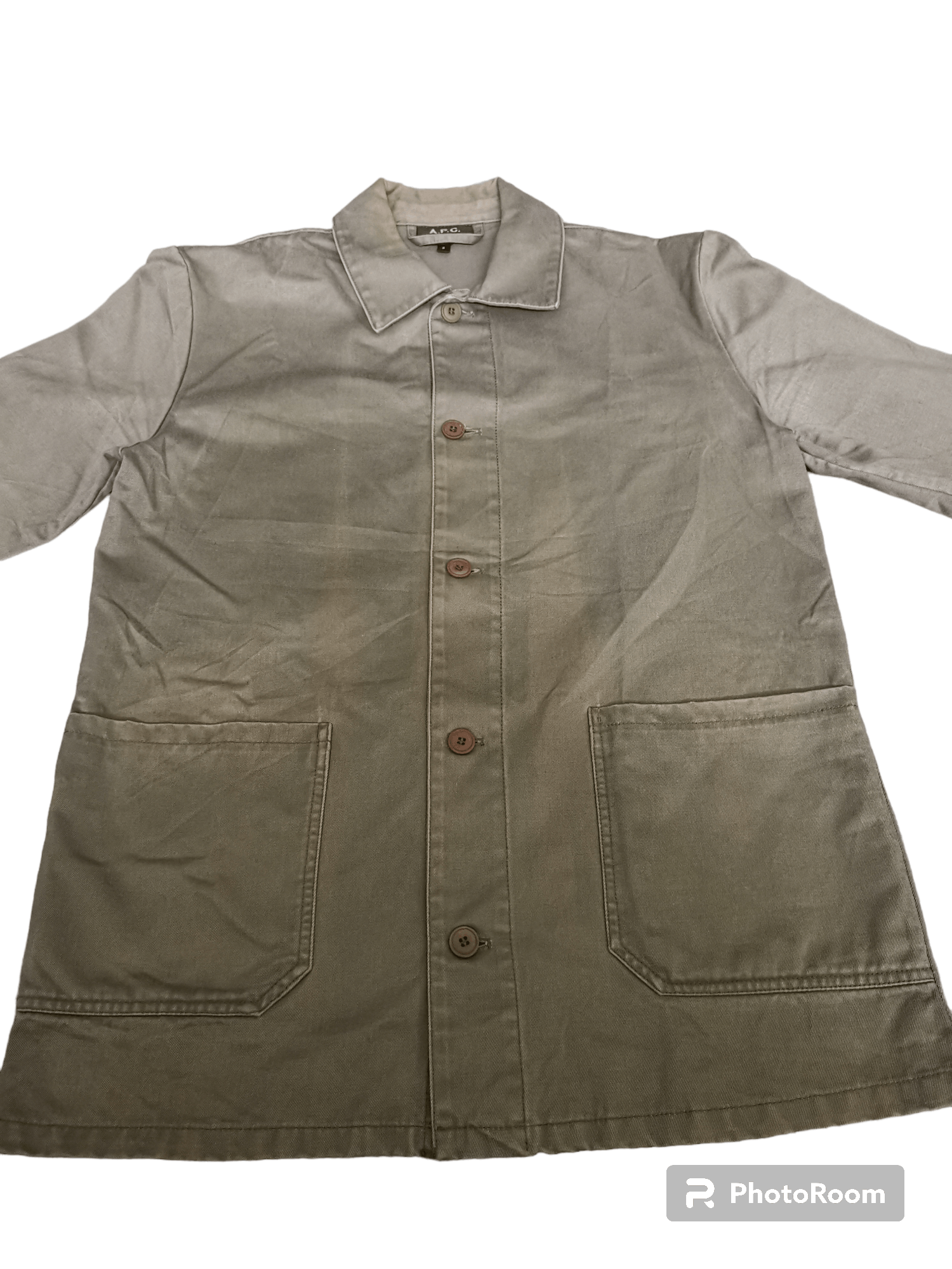 A.P.C. × Vintage 💥Steals💥 Vtg A.P.C. Faded Army Military Rare Jacket Size US S / EU 44-46 / 1 - 4 Thumbnail