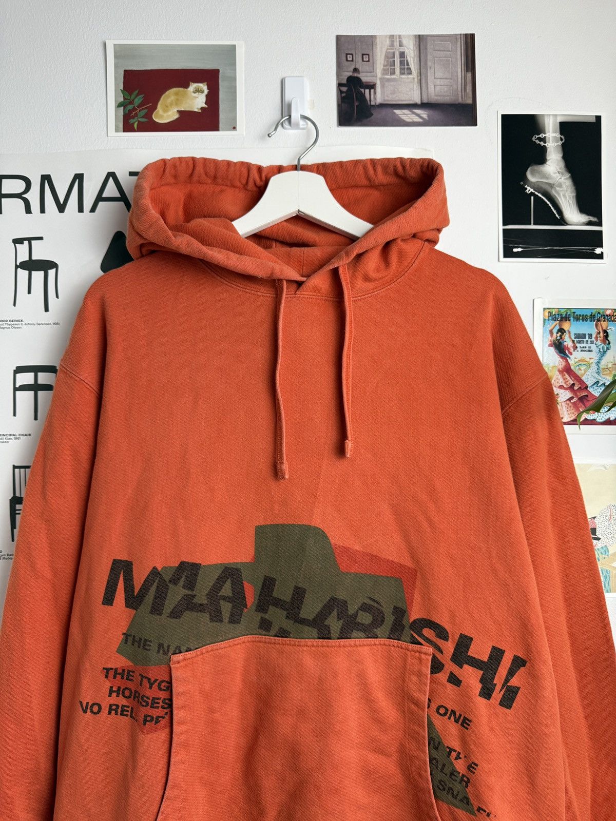 Maharishi Maharishi big logo baggy hoodie L Japan streetwear gorpcore Size US L / EU 52-54 / 3 - 3 Thumbnail