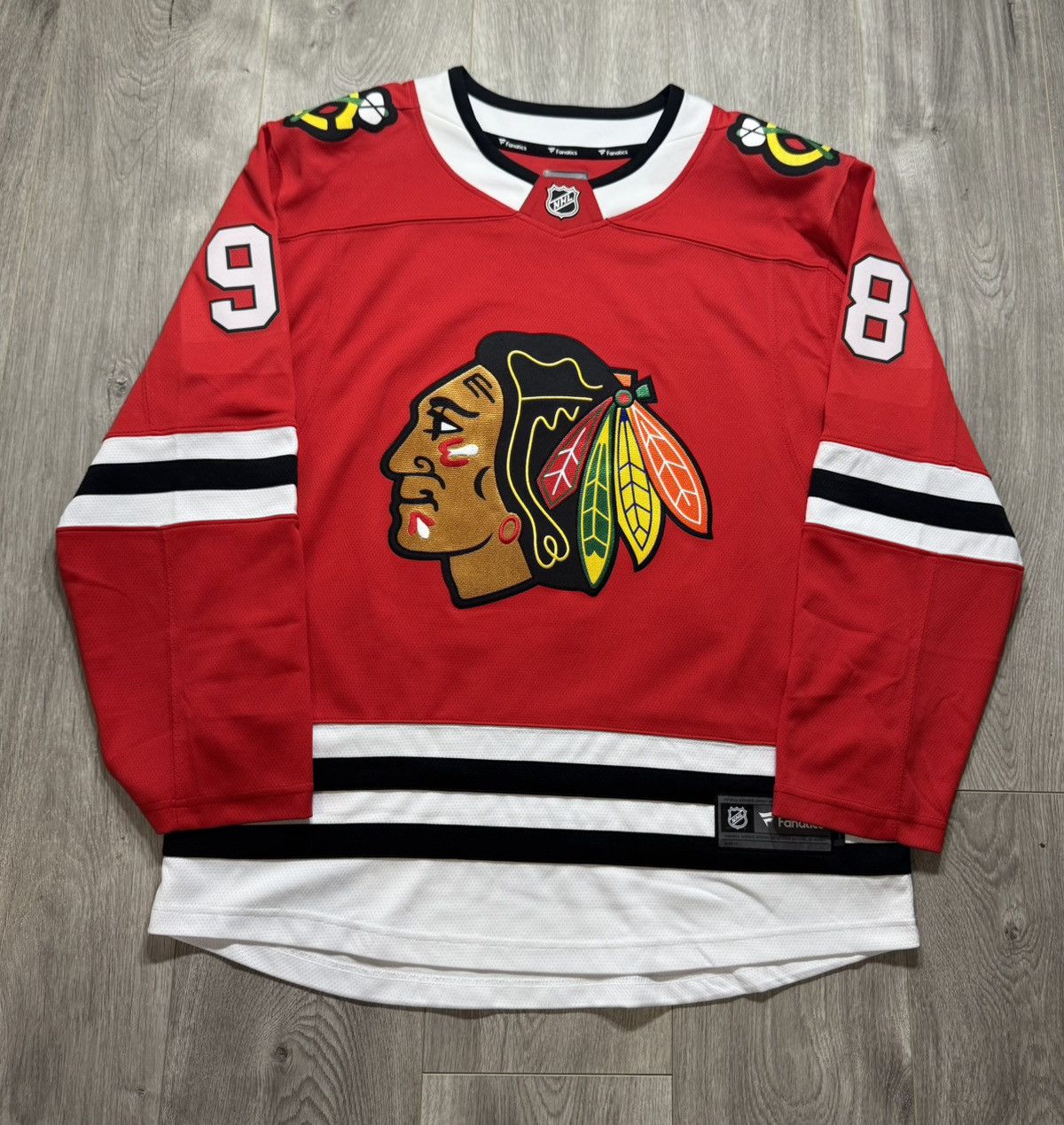 NHL Connor Bedard Chicago Blackhawks NHL Fanatics Jersey Size US L / EU 52-54 / 3 - 1 Thumbnail