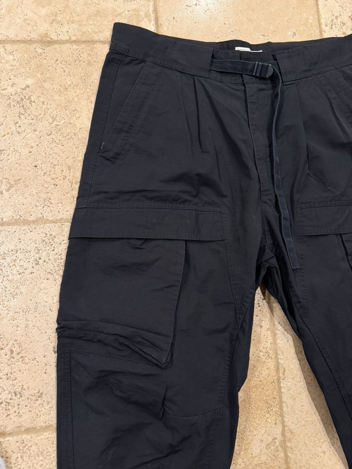 Bottega Veneta Bottega Veneta Daniel Lee 2020 Black Cargo Trousers Pants Size US 34 / EU 50 - 4 Thumbnail