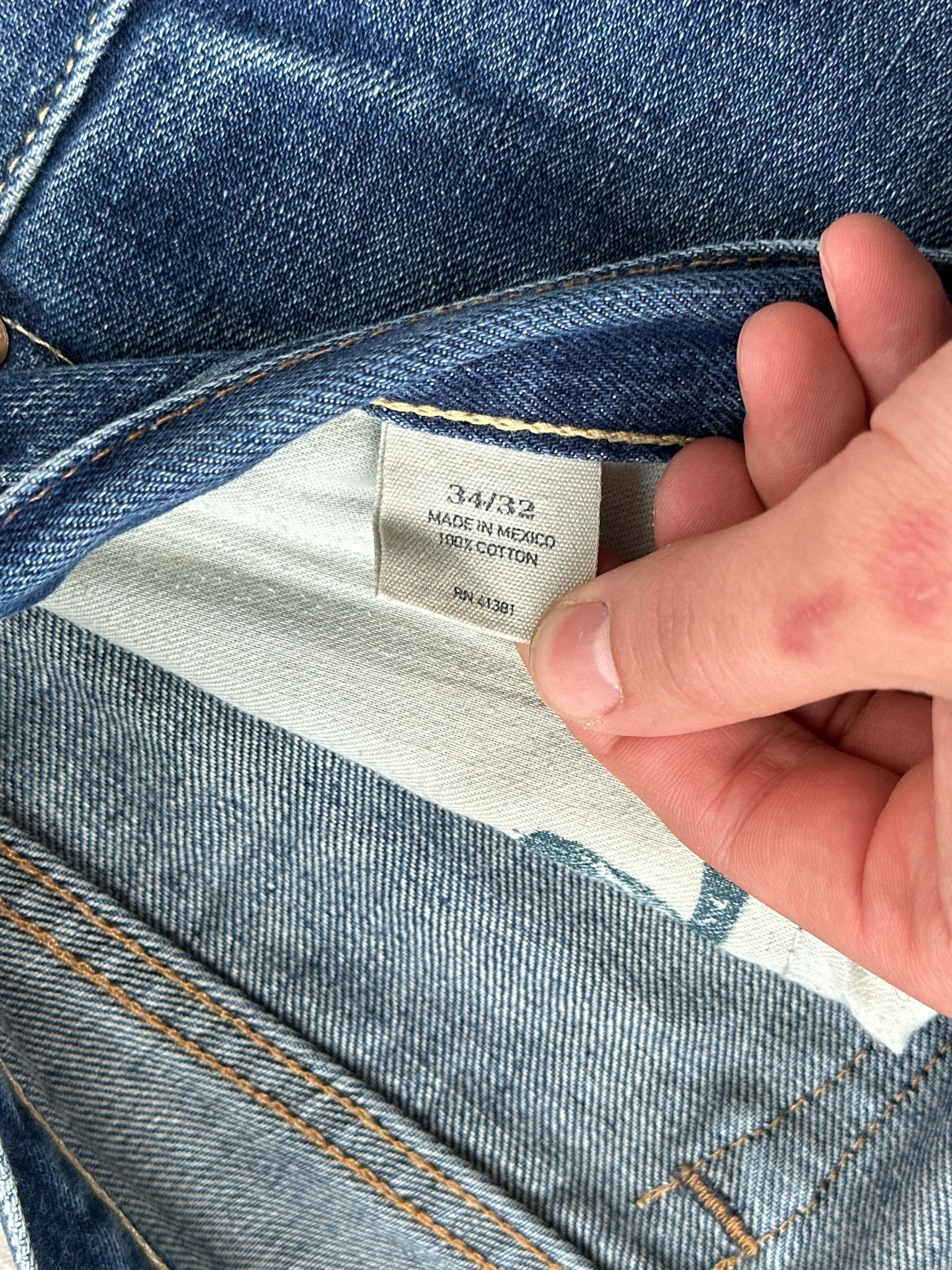 Polo Ralph Lauren Polo Ralph Lauren Blue Denim Jeans Size US 34 / EU 50 - 7 Thumbnail