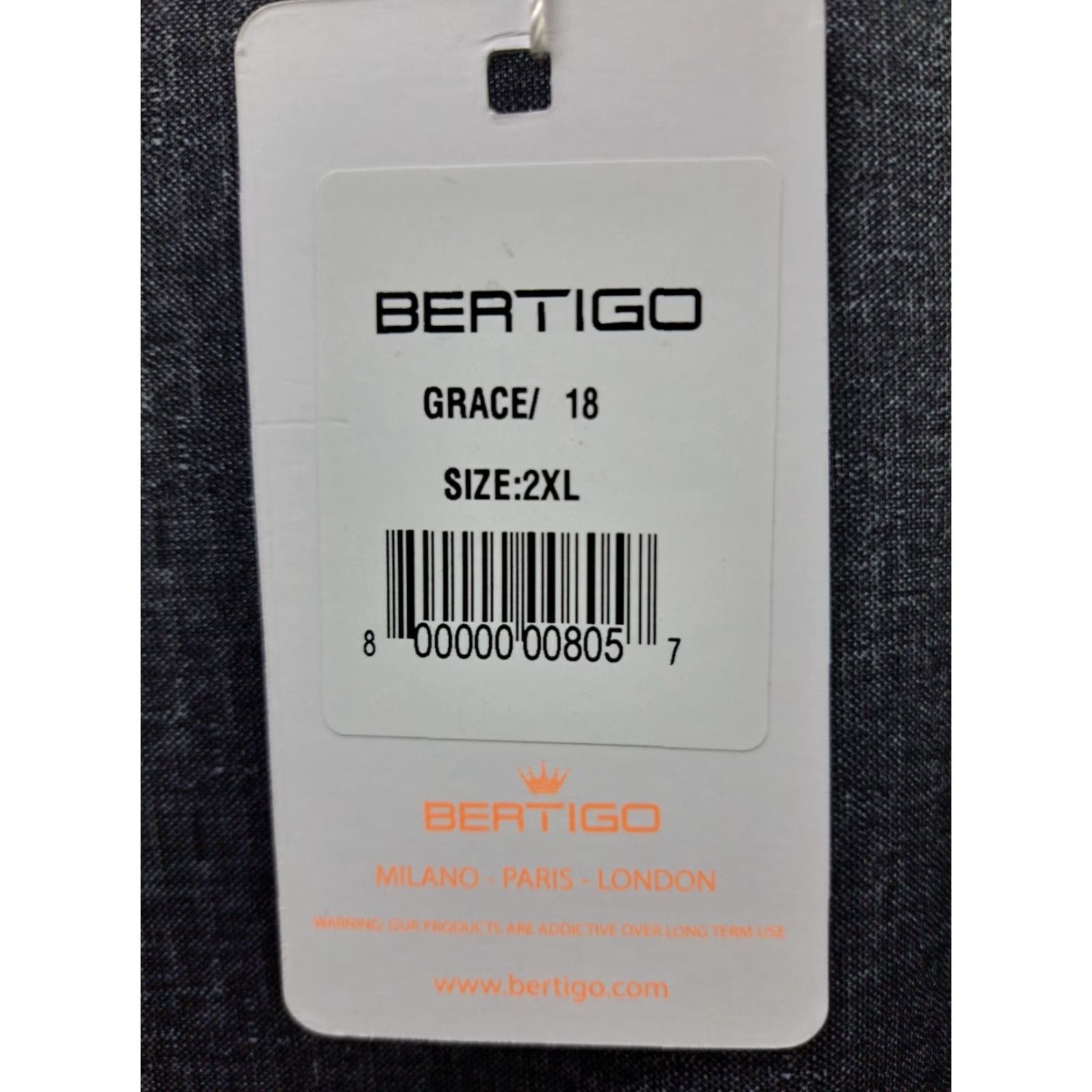 Vintage NWT BERTIGO Mens Performance Long Sleeve 1/4 Zip Pullover Golf/Casual 2XL Gray Raglan Sleeve Stand-Up Mock Neck Lightweight Easy Care All Seasons Size US XXL / EU 58 / 5 - 4 Thumbnail