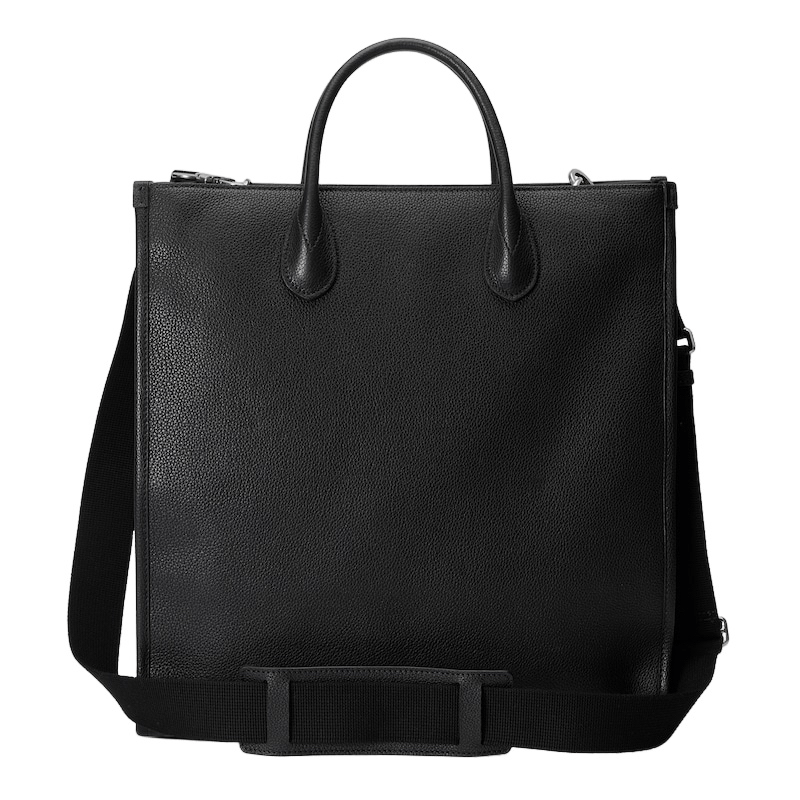 Gucci GUCCI Black Leather Medium Tote Bag New & Authentic Size ONE SIZE - 3 Thumbnail