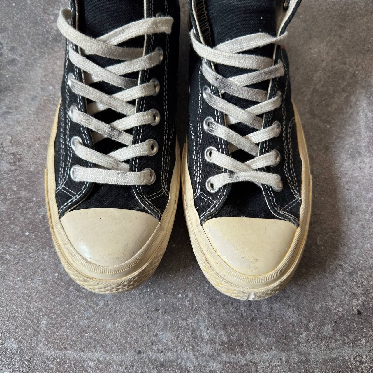 Comme des Garcons × Comme des Garcons PLAY × Converse Comme des Garcons x Converse All Stars Vintage Sneakers Size US 9.5 / IT 39.5 - 11 Thumbnail