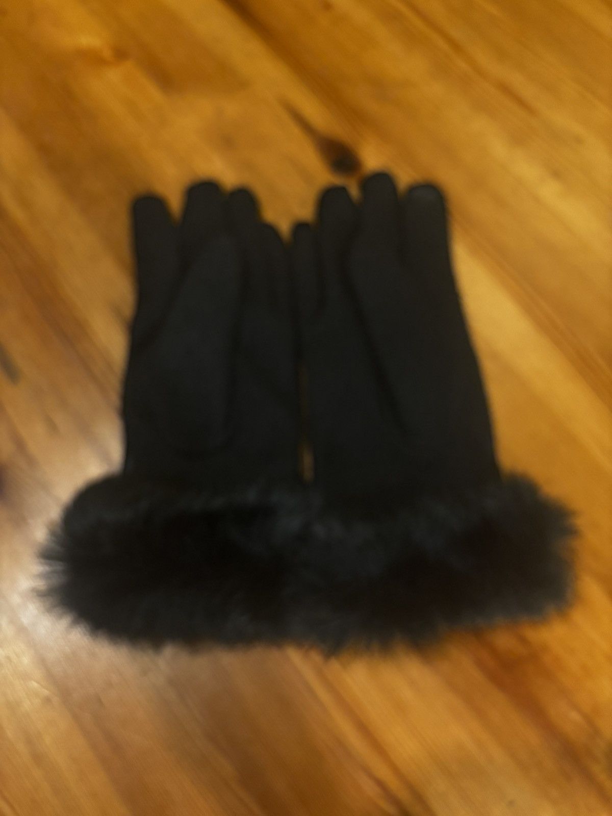 Other Women’s black fur gloves0235 Size ONE SIZE - 10 Thumbnail