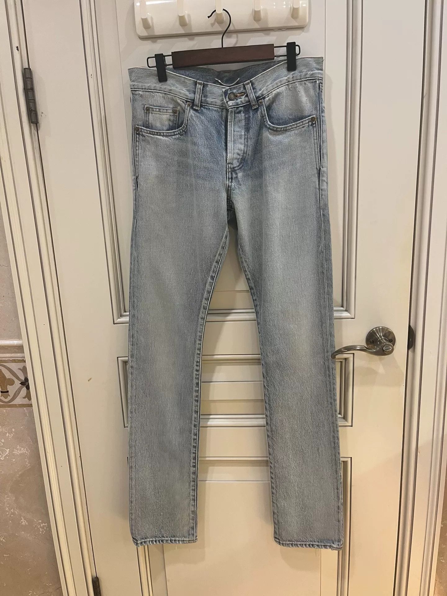 Saint Laurent Paris Saint Laurent SLP Slim Low-Rise Jeans Size US 28 / EU 44 - 1 Thumbnail