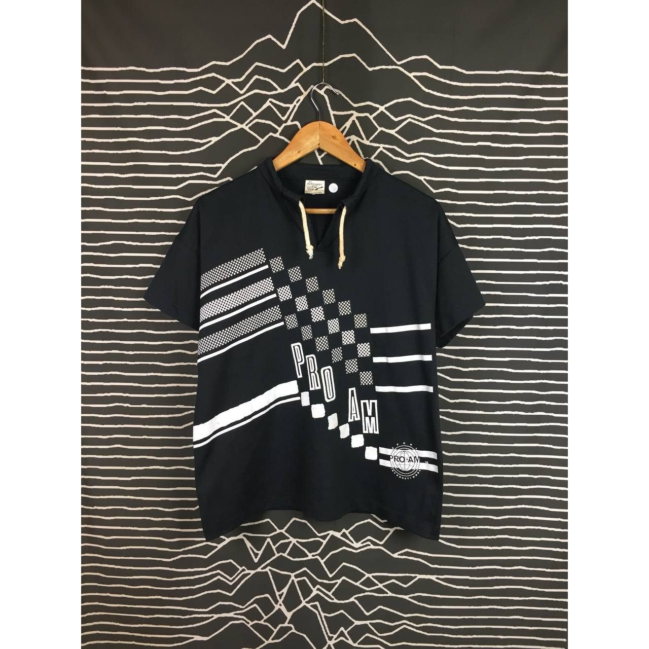 Vintage Vtg Pro-Am Sports International Checkered Flag Graphic Tee Size US M / EU 48-50 / 2 - 2 Thumbnail