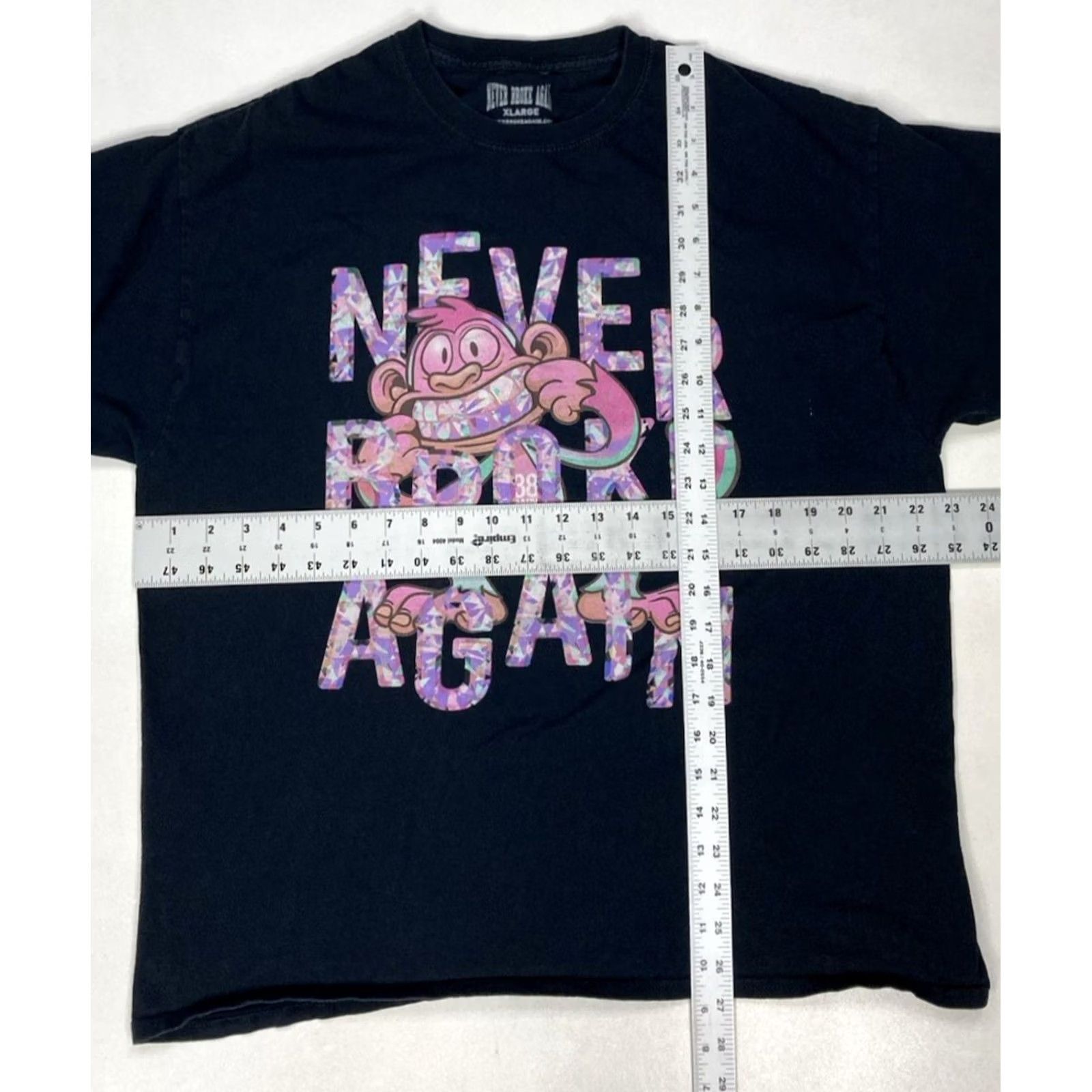 Vintage Never Broke Again T-Shirt Men XL Black Graphic Print YoungBoy Music Hip Hop Merch Shirts Size US L / EU 52-54 / 3 - 5 Thumbnail