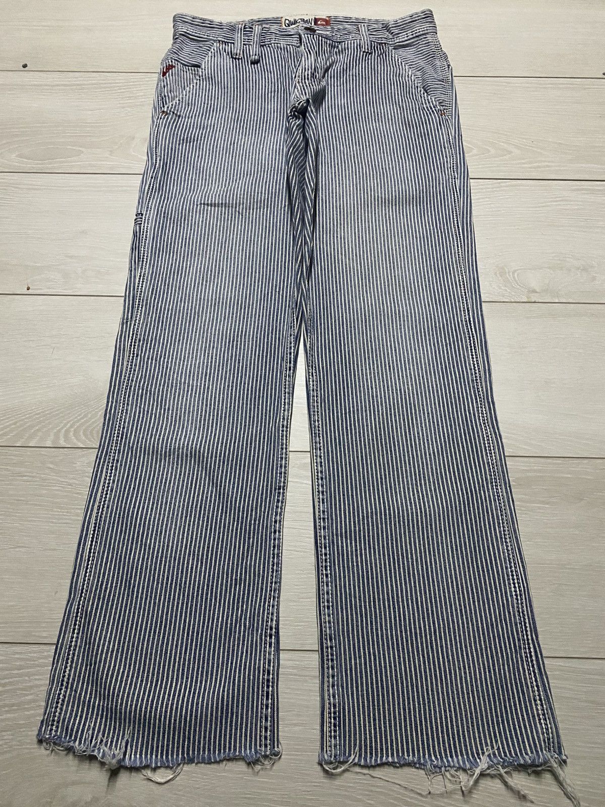 Quicksilver Vintage Quicksilver Hickory Distressed Loose Pants Size US 30 / EU 46 - 1 Thumbnail