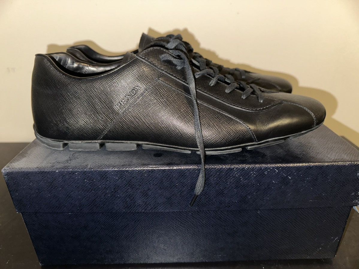Prada Men’s Prada Calzature Uomo Black Size 10 Size US 10 / EU 43 - 1 Thumbnail