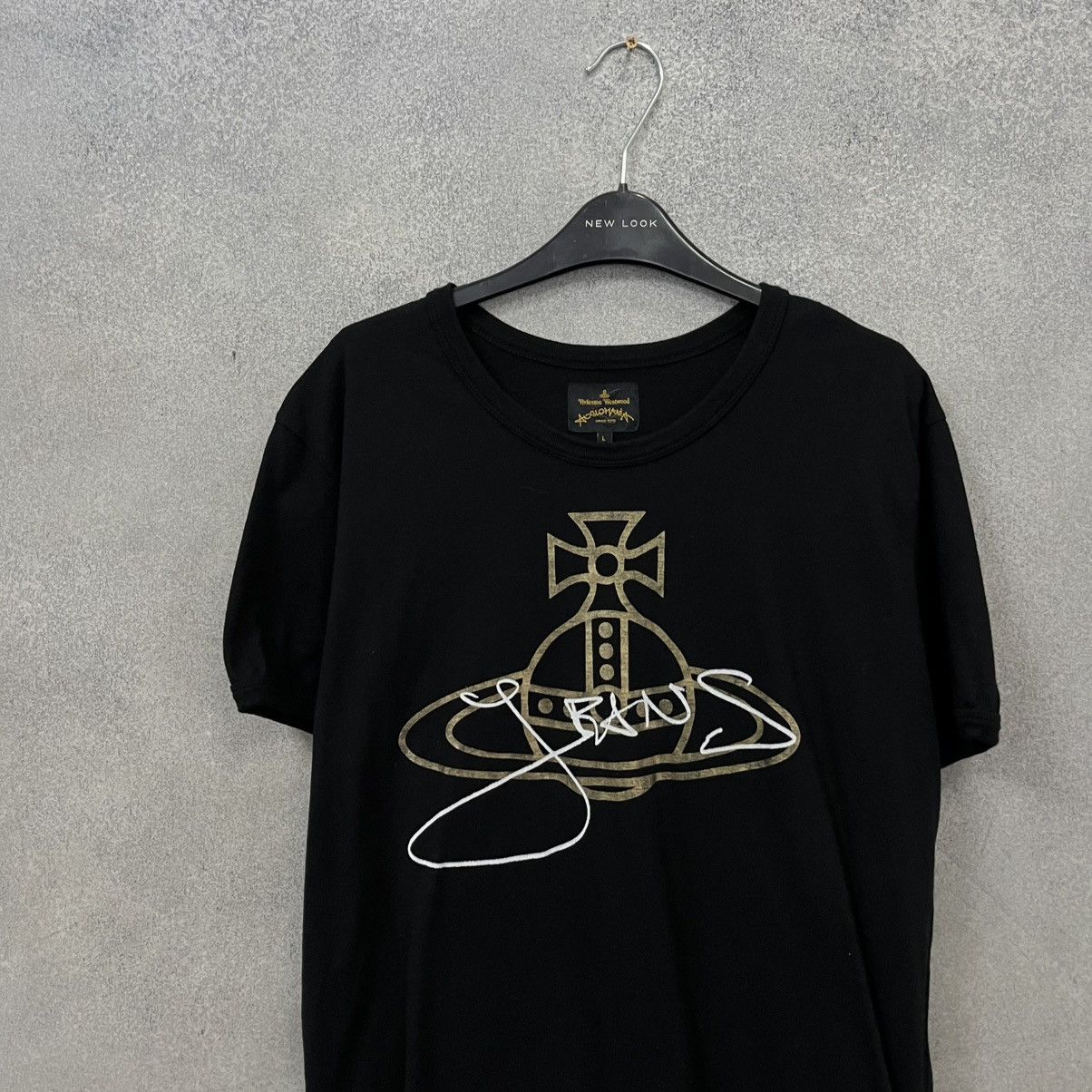 Vivienne Westwood Vivienne Westwood T shirt Big Logo Black Size US L / EU 52-54 / 3 - 3 Thumbnail