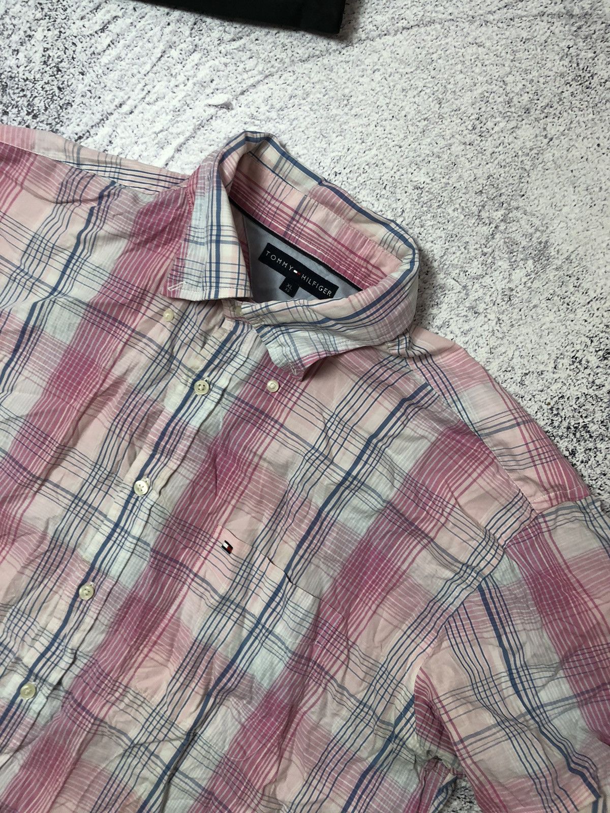Tommy Hilfiger Men’s shirt Tommy Hilfiger size Xl vintage japan casual Size US XL / EU 56 / 4 - 5 Thumbnail