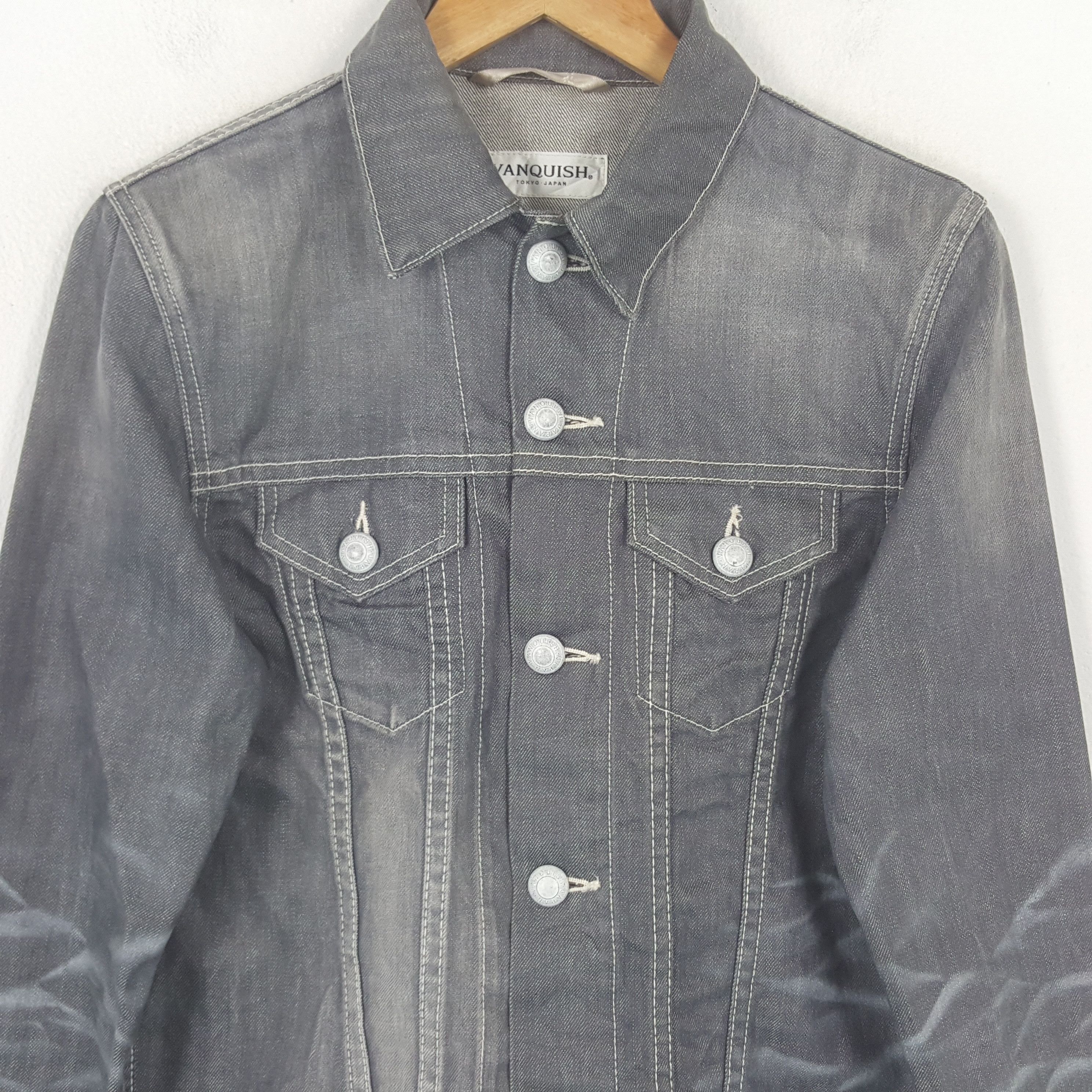 Vanquish Vintage Vanquish Luxury Brand Denim Jacket RR8 Size US S / EU 44-46 / 1 - 2 Thumbnail