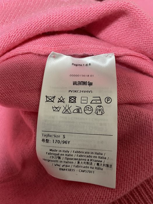 Valentino pink hotsell is punk sweater