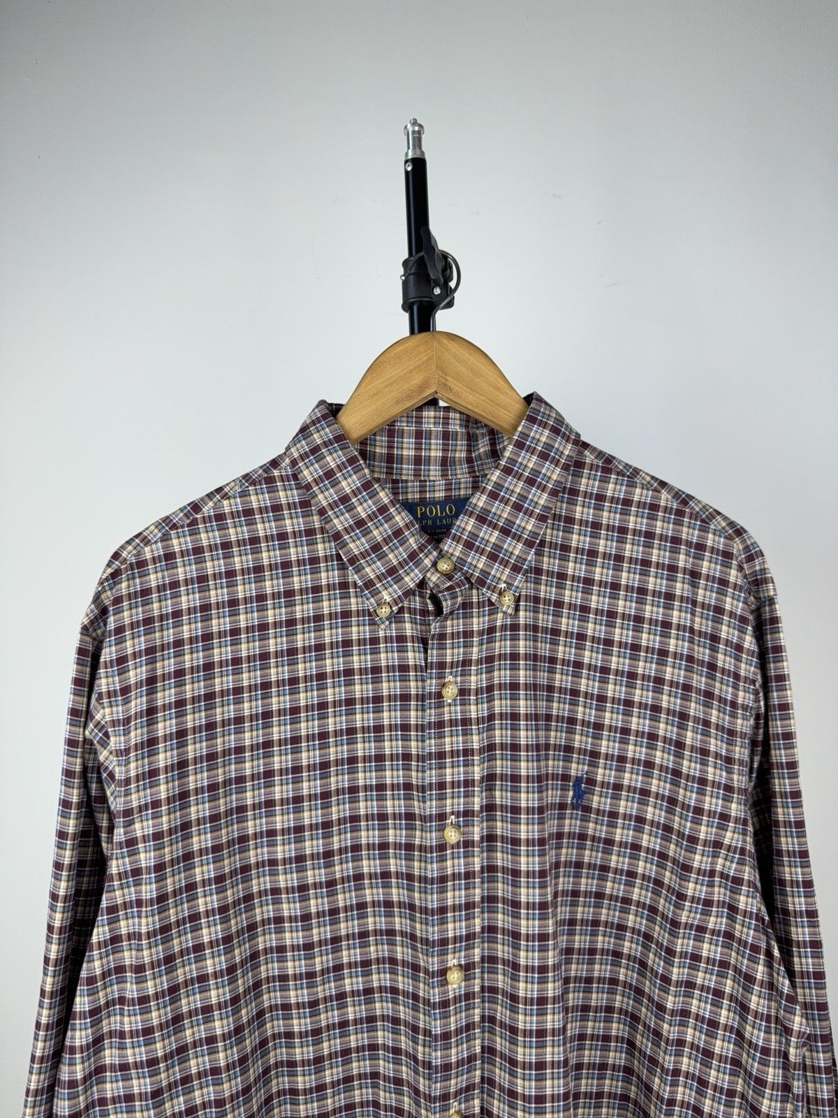 Polo Ralph Lauren Vntg Polo Ralph Lauren Plaid pattern Cowboy Western Shirt Size US XXL / EU 58 / 5 - 2 Thumbnail