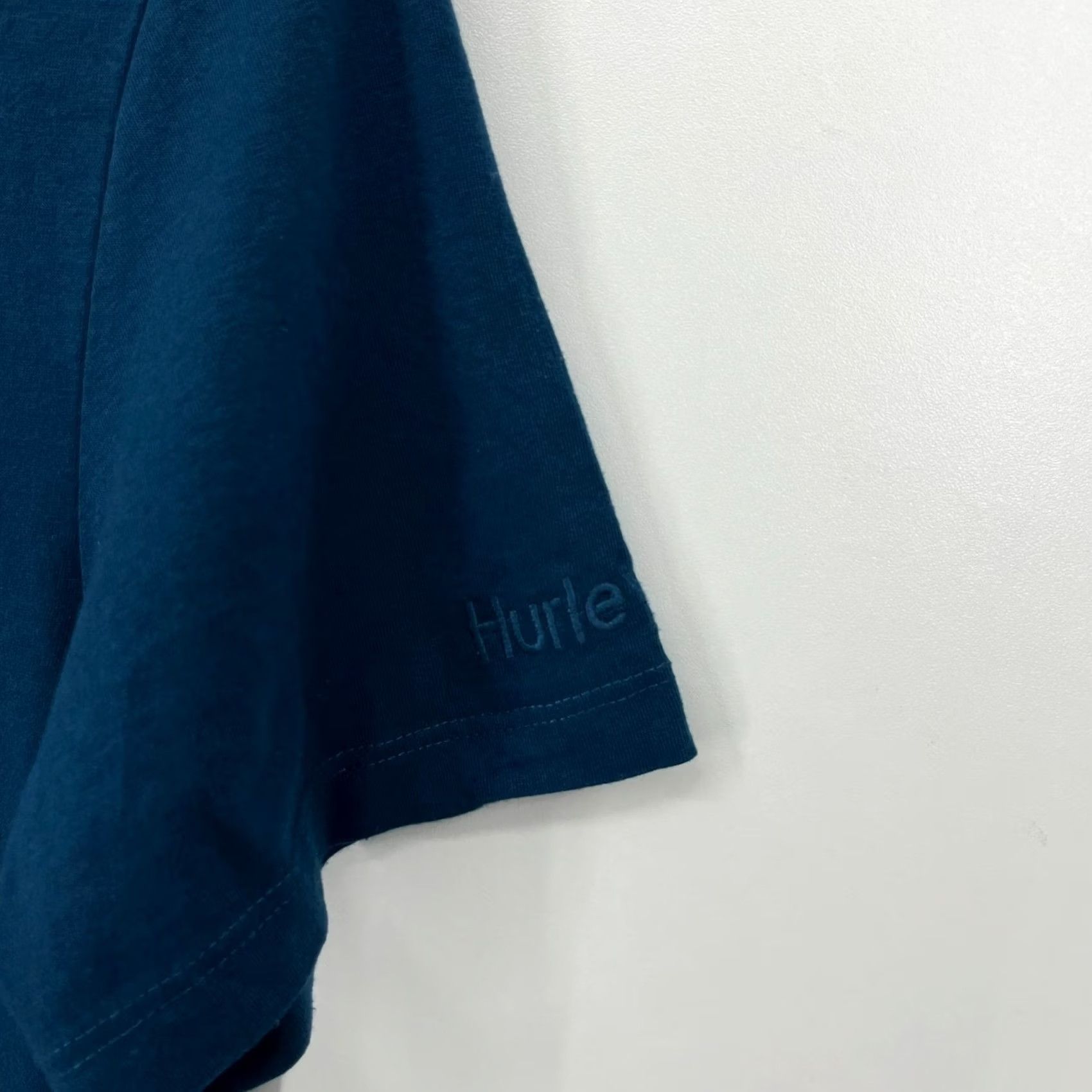 Hurley Hurley Polo Shirt Mens Blue Logo Solid Cotton Polo Short Sleeve Regular Adult M Size US M / EU 48-50 / 2 - 7 Thumbnail