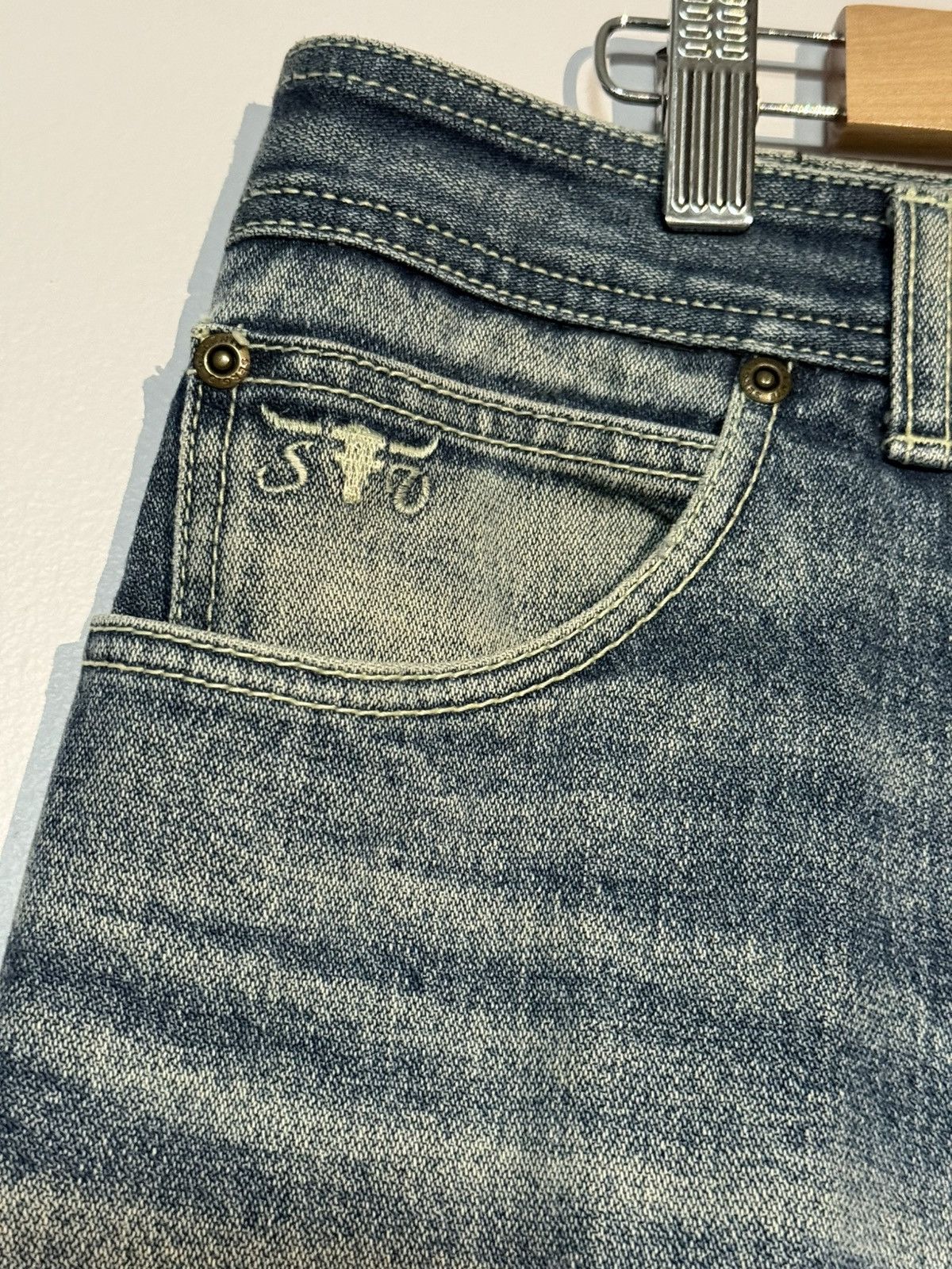 Vintage Vintage Sergio Valente Honey Comb Faded Jeans 90s Rare Size US 36 / EU 52 - 3 Thumbnail