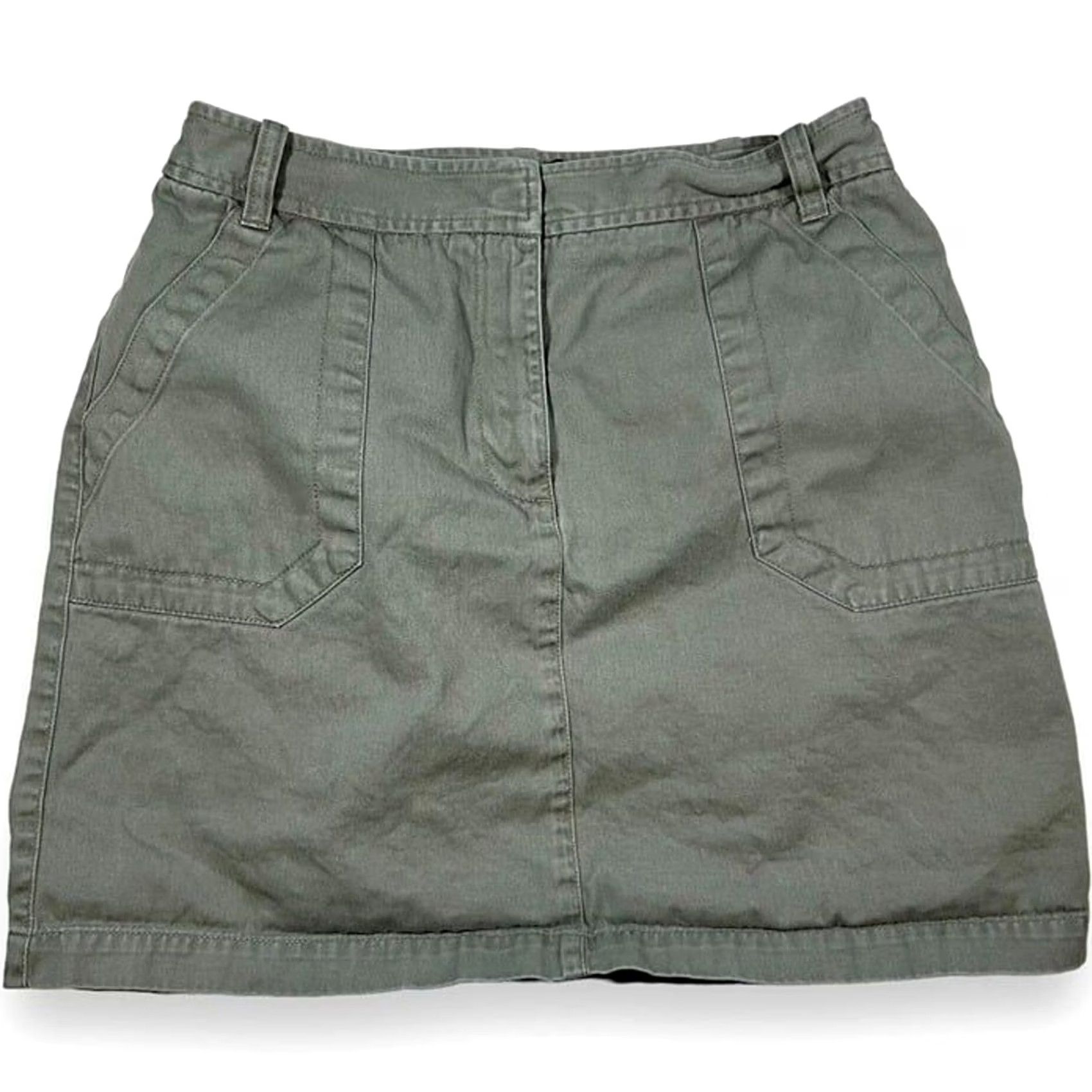 Vintage VINTAGE The Limited Cargo Mini Skirt Women's 6 Grey Size 28" / US 6 / IT 42 - 3 Thumbnail