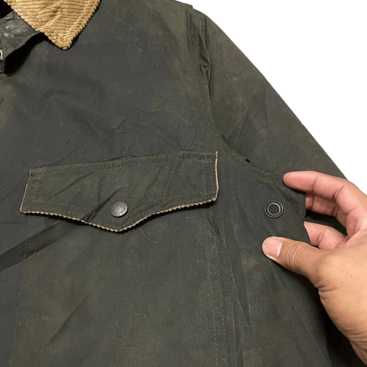 Viyella Vintage Viyella Oil Impregnated Jacket Corduroy Collar Size US M / EU 48-50 / 2 - 7 Thumbnail