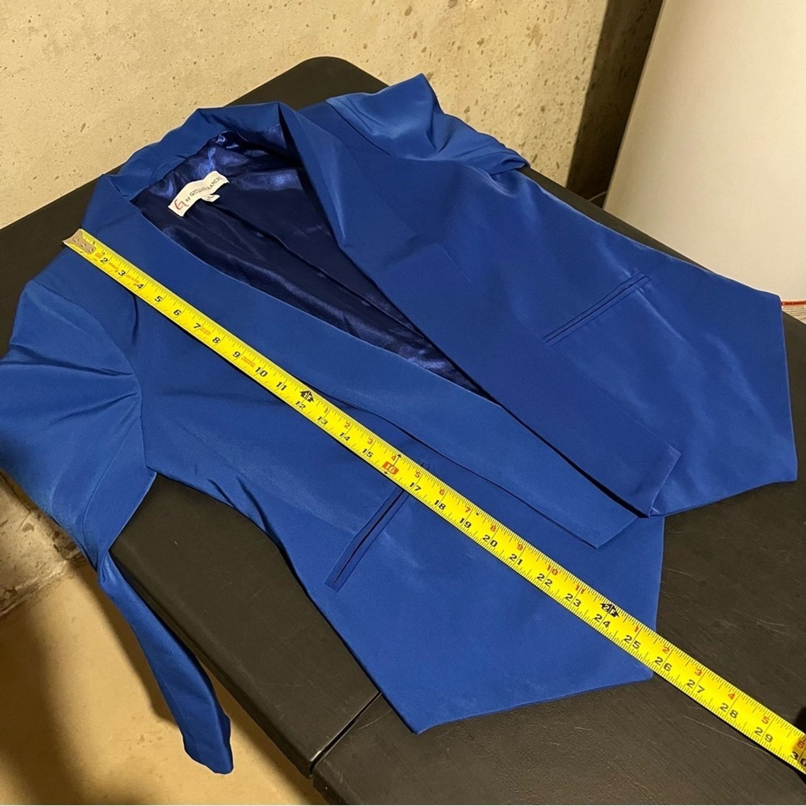 Other G by Giuliana Rancic Royal Blue Blazer Size M Open Front Size M / US 6-8 / IT 42-44 - 10 Thumbnail