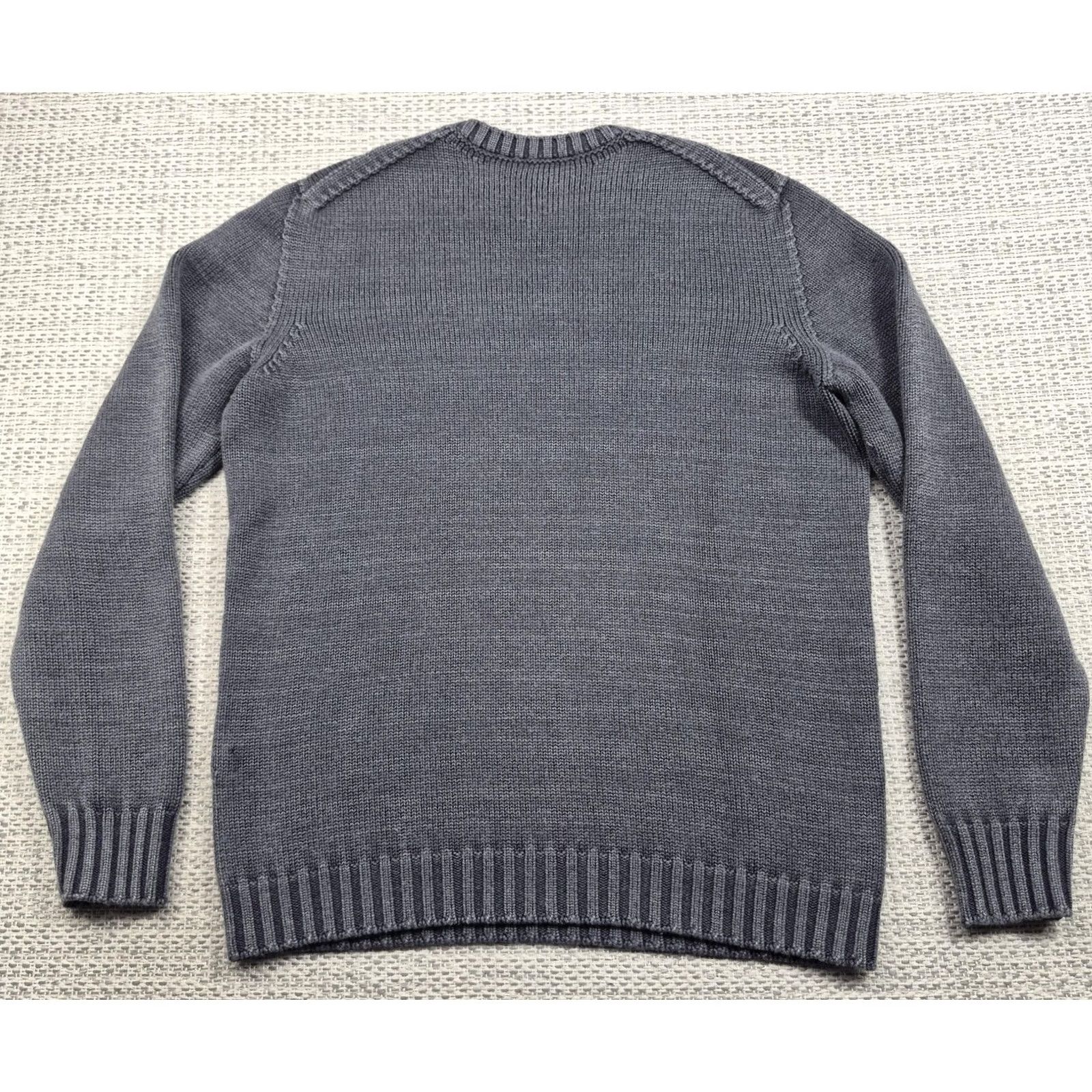 Drumohr Drumohr Sweater Mens Medium Gray Merino Wool Crewneck Pullover Made Italy Size US M / EU 48-50 / 2 - 6 Thumbnail