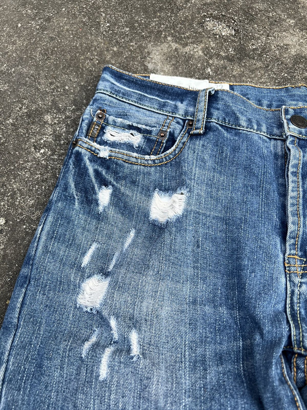 Abercrombie & Fitch × Vintage ABERCROMBIE & FITCH DISTRESSED JEANS Size US 31 - 5 Thumbnail