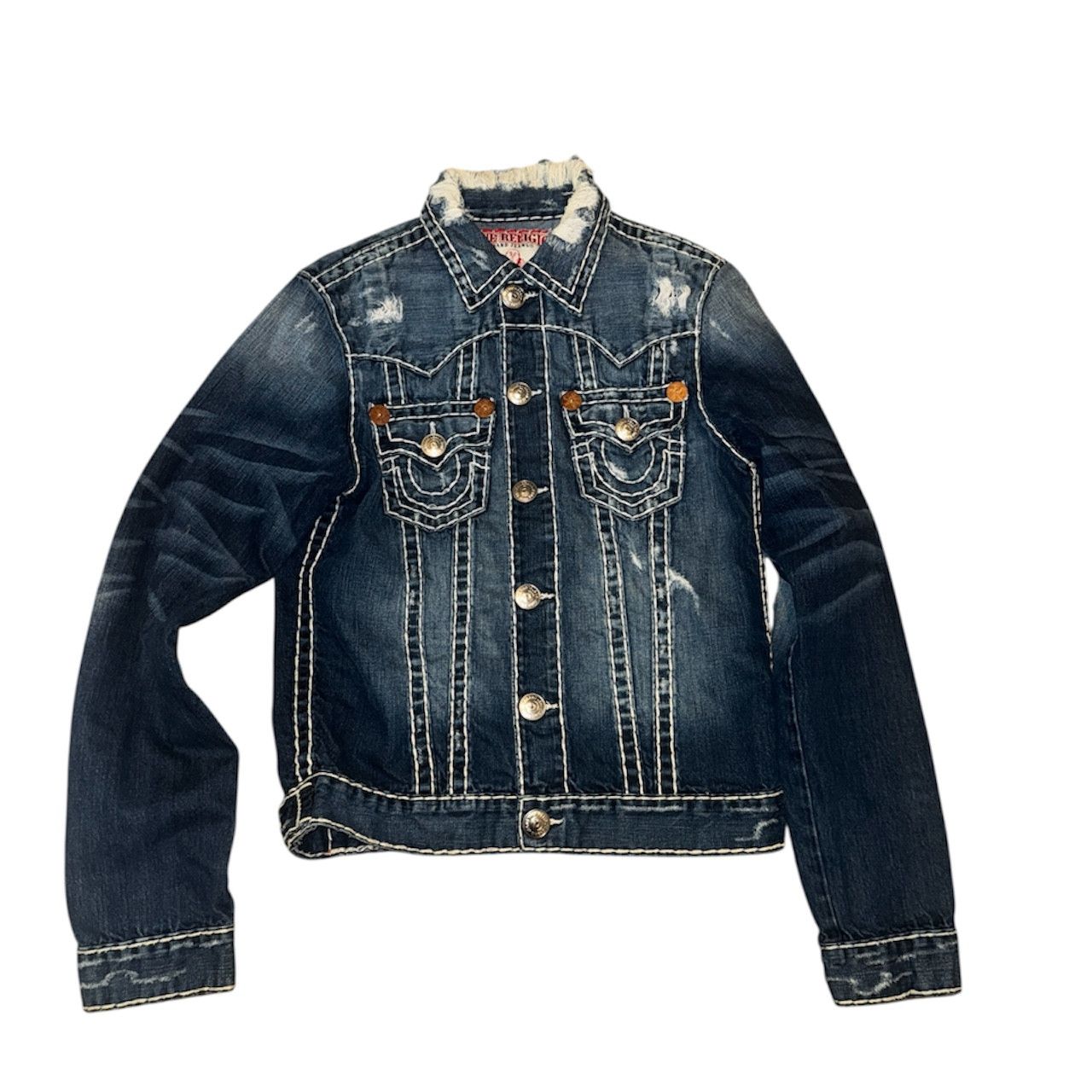 True Religion true religion denim jacket super t chief keef Size US S / EU 44-46 / 1 - 1 Thumbnail