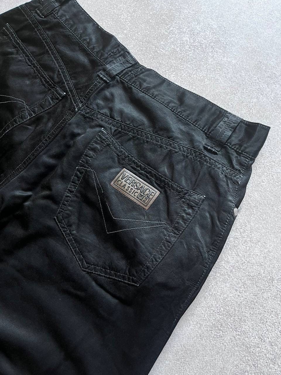 Versace Vintage Versace Silk Baggy Pants Y2K 34 + Dolce Embroidery Size US 34 / EU 50 - 6 Thumbnail