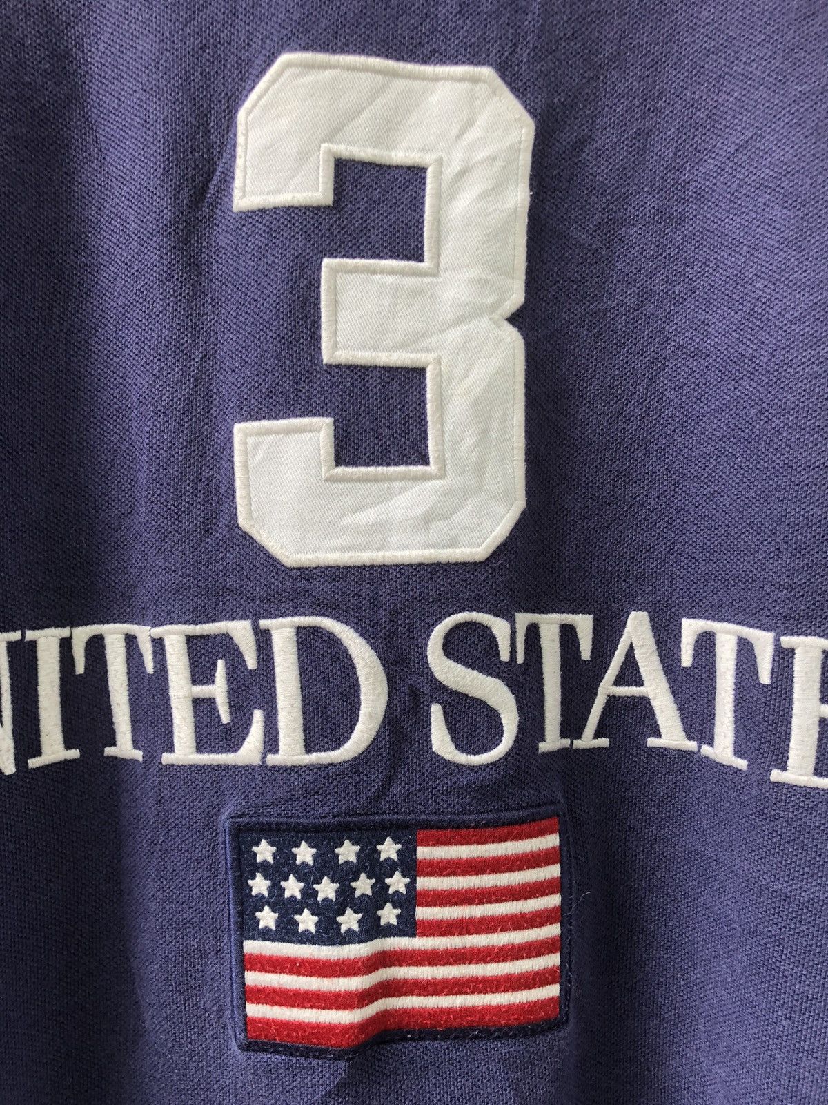 Polo Ralph Lauren 🔥Vintage🔥Polo Ralph Lauren United State ‘3’ Shirts Size US XXL / EU 58 / 5 - 7 Thumbnail