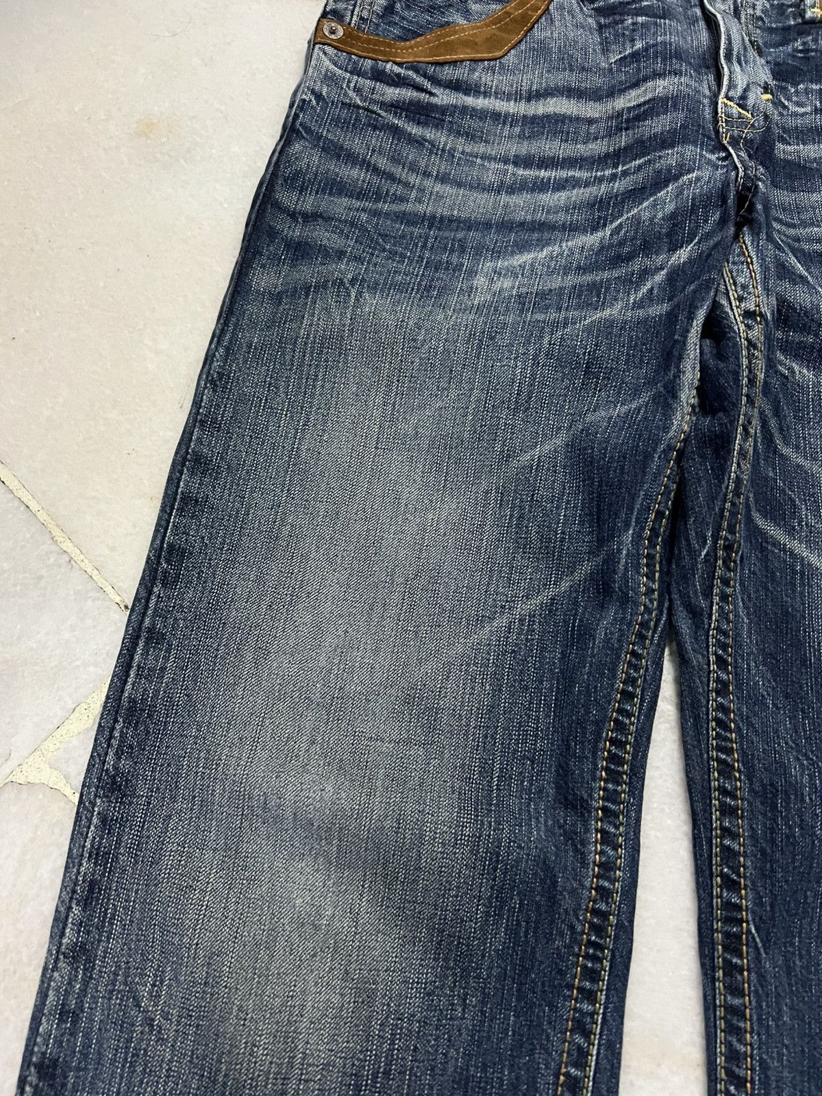 Edwin 💥Rare💥Edwin Exclusive Vintage Buffalo Head Jeans Size US 30 / EU 46 - 6 Thumbnail