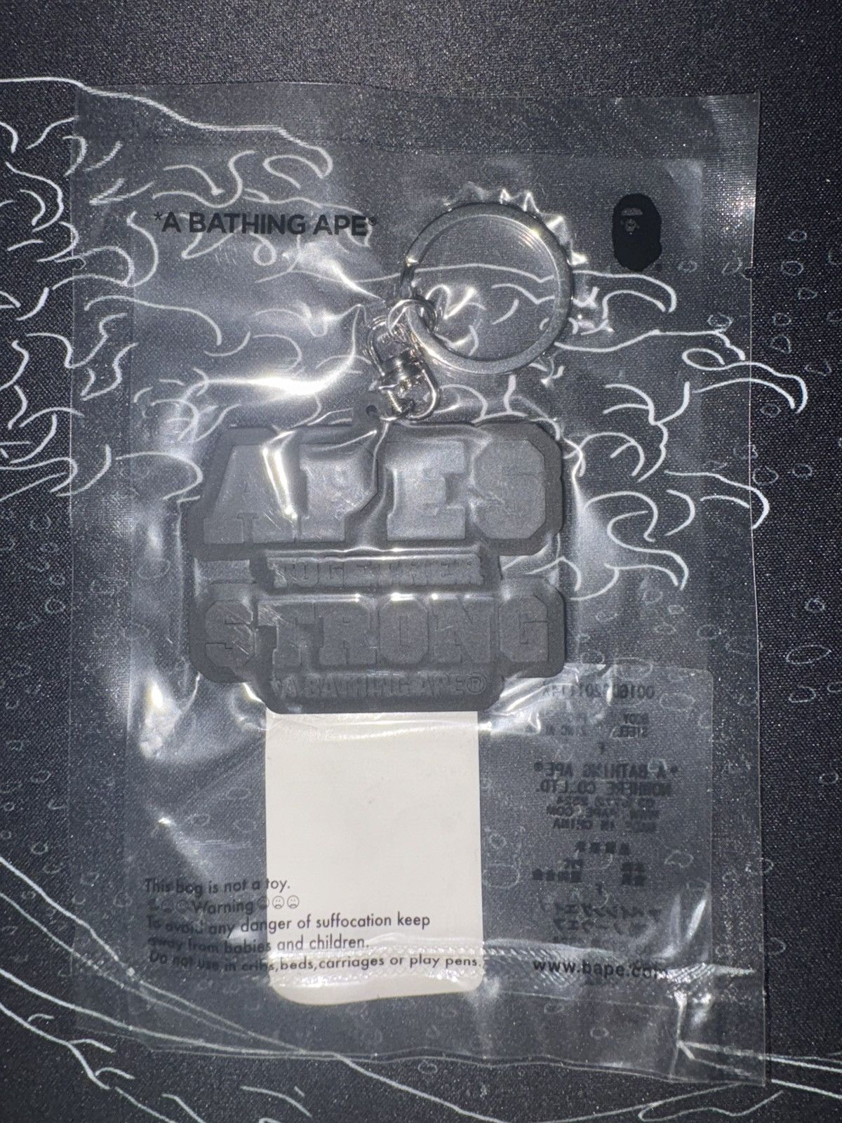 Bape BAPE ATS Keychain Black Size ONE SIZE - 2 Thumbnail