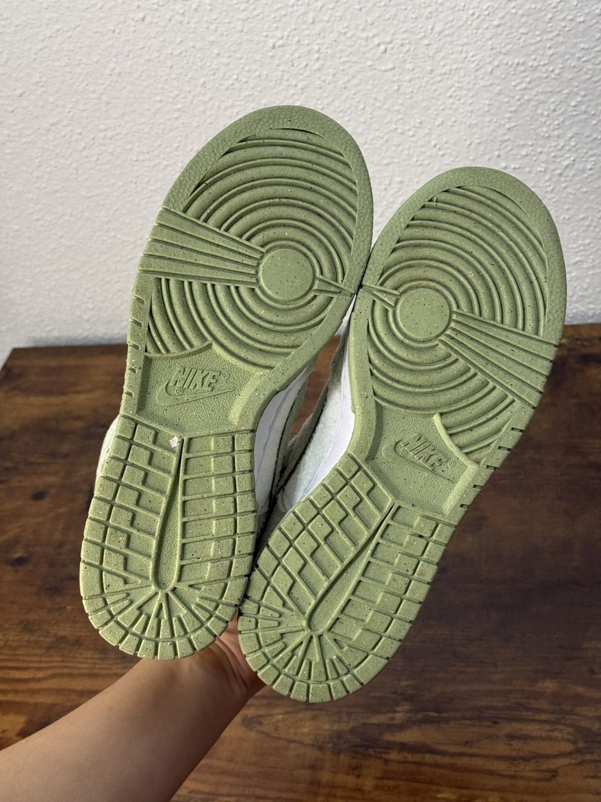 Nike Nike Dunk Low SE Fleece Pack Honeydew size 8 Size US 8 / IT 38 - 4 Thumbnail