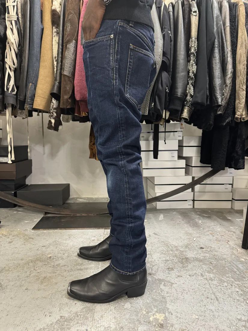 Designer × Saint Laurent Paris × Vintage SS2021 Saint Laurent Blue Selvedge Denim Slim Jeans Size US 31 - 4 Thumbnail