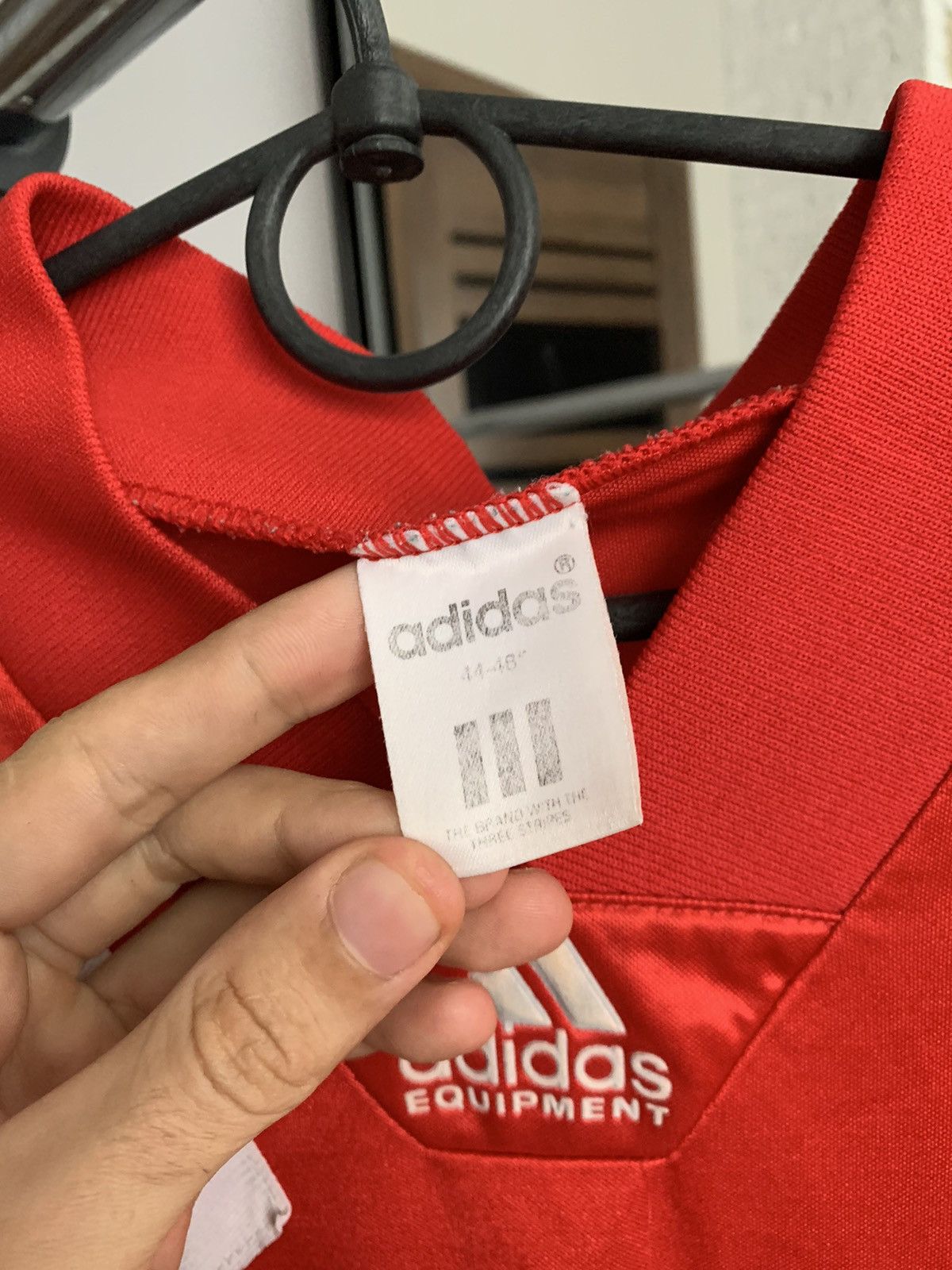 1992/1993 Liverpool Adidas Equipment Soccer Jersey Vintage